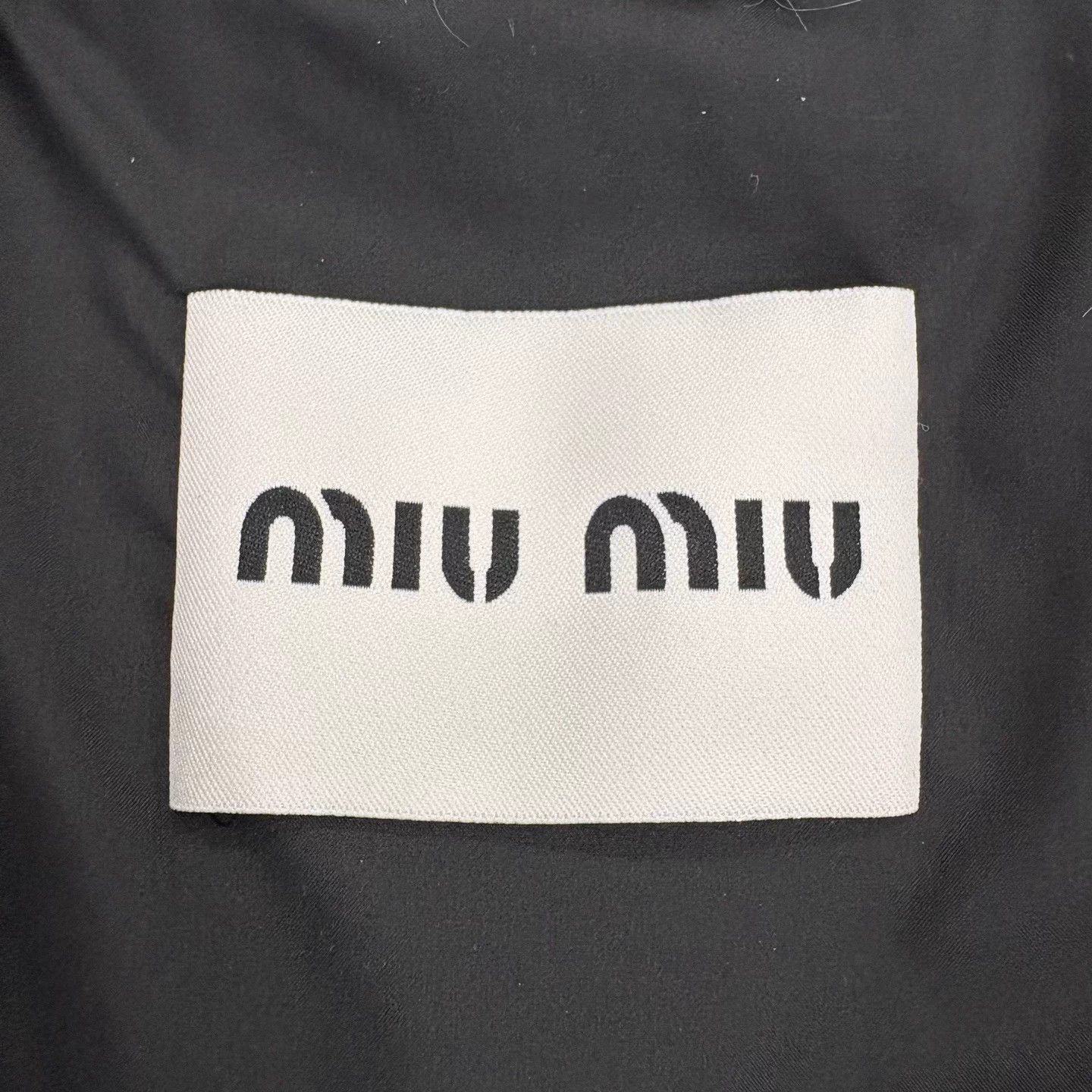 Miu Miu MIU MIU Gray Embroidered Logo Fleece Collar Zip Jkt Size XS / US 0-2 / IT 36-38 - 3 Thumbnail
