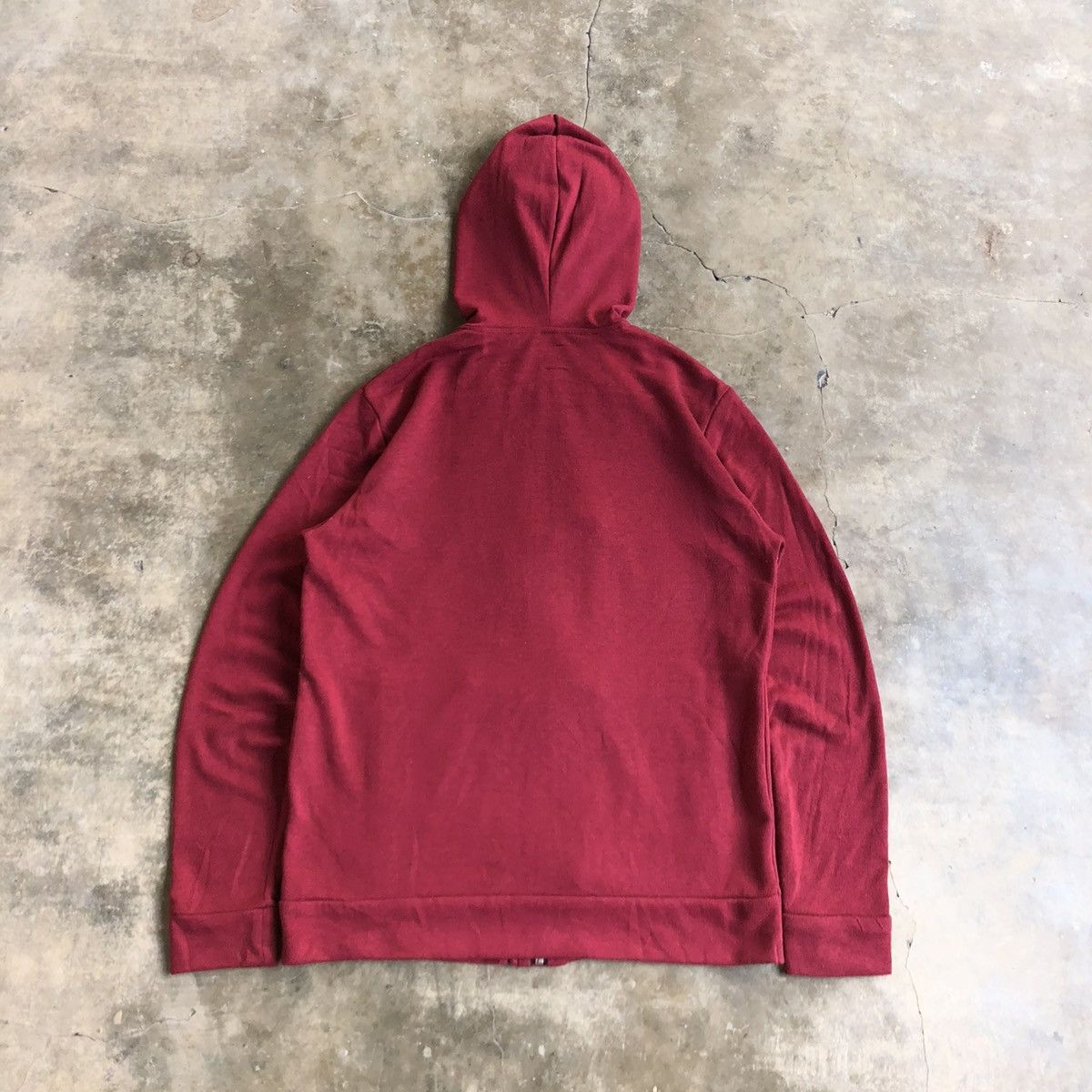 Japanese Brand 2000s Sematic Design Duffle Ziphoodie Jacket Red Maroon Lgb Size US M / EU 48-50 / 2 - 11 Thumbnail