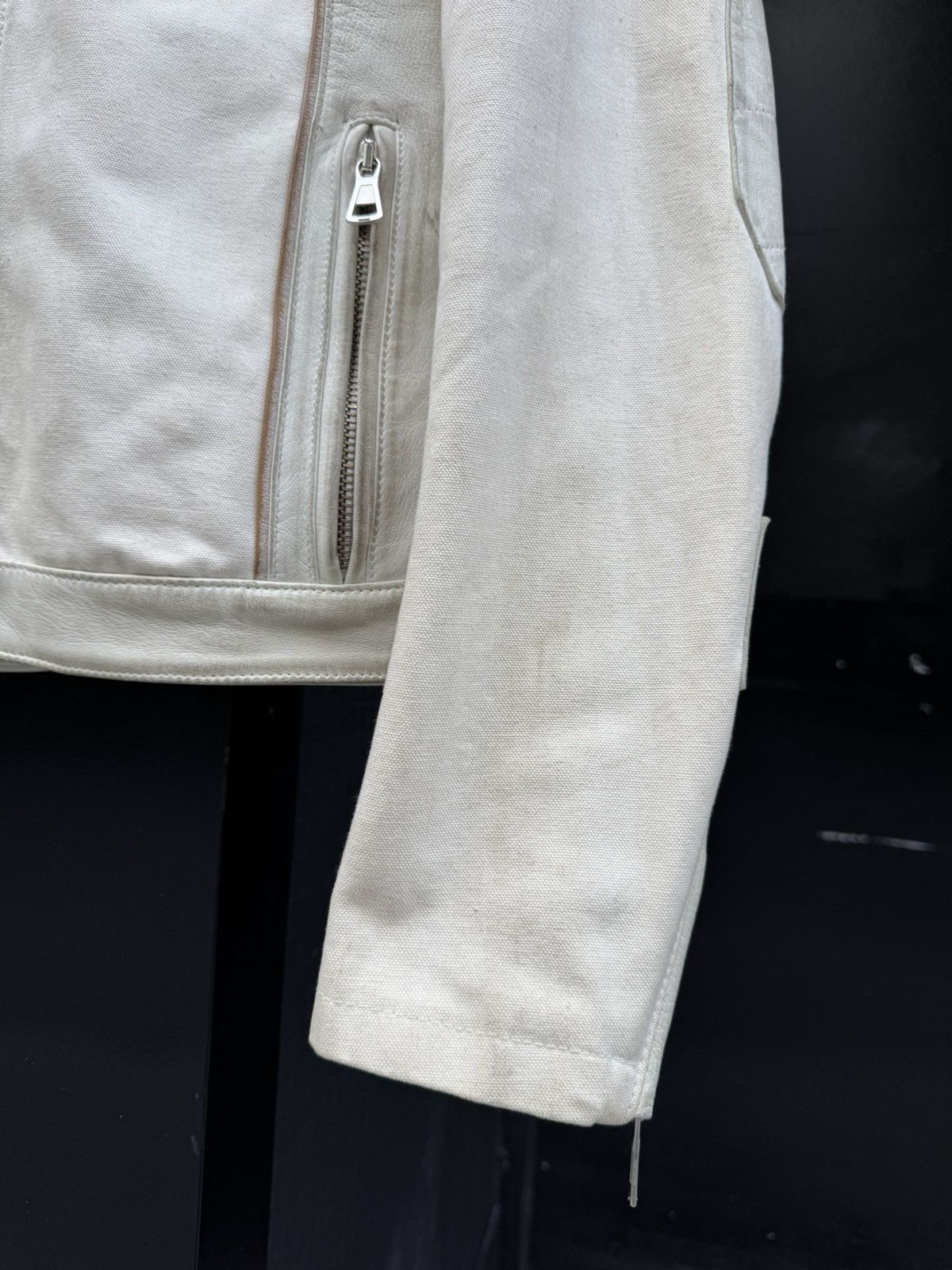 Maison Margiela Maison Martin Margiela SS05 Distressed Leather Biker Jacket Size US M / EU 48-50 / 2 - 6 Thumbnail