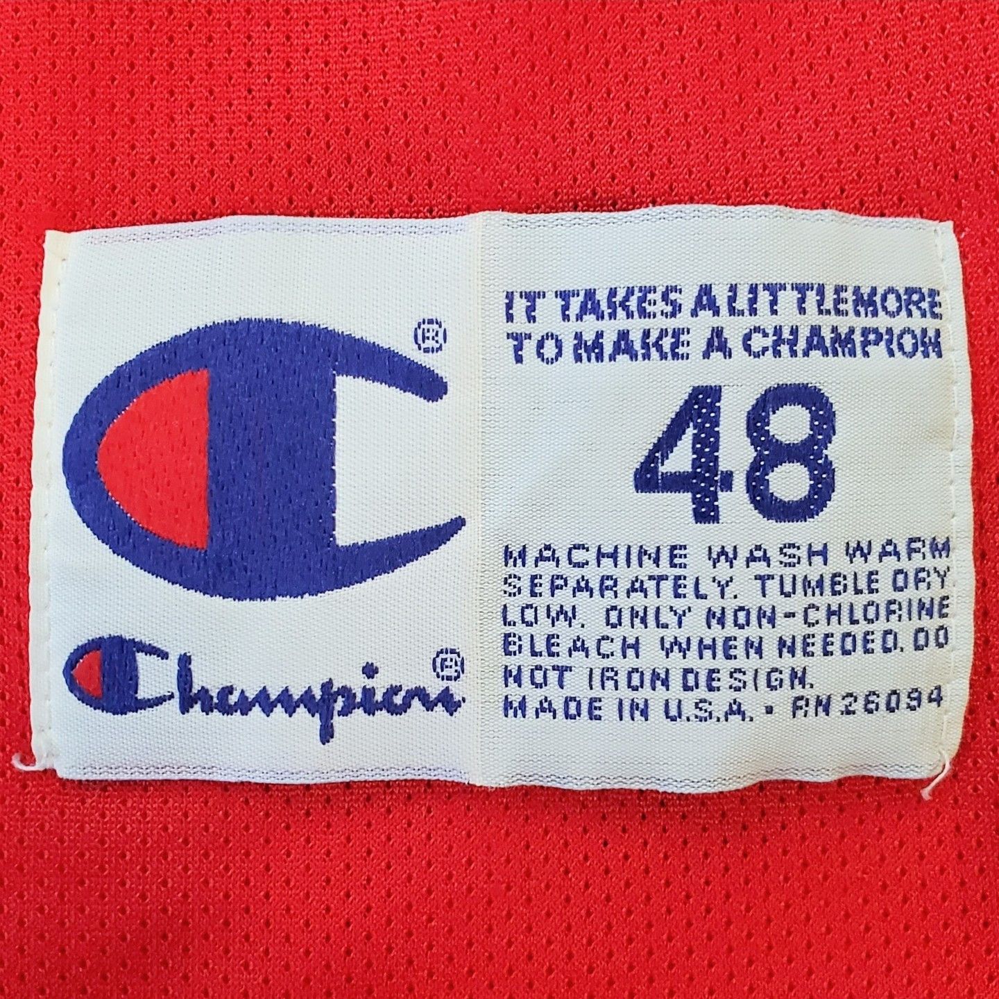 Champion Vintage 1995 Champion Jordan Chicago Bulls #45 NBA Jersey Size US XL / EU 56 / 4 - 10 Thumbnail