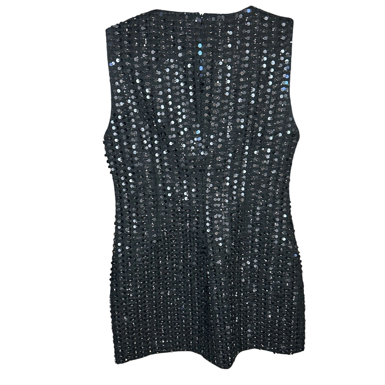 Zara Nwt- Zara SEQUIN MINI DRESS ZW COLLECTION-L Size L / US 10 / IT 46 - 7 Thumbnail