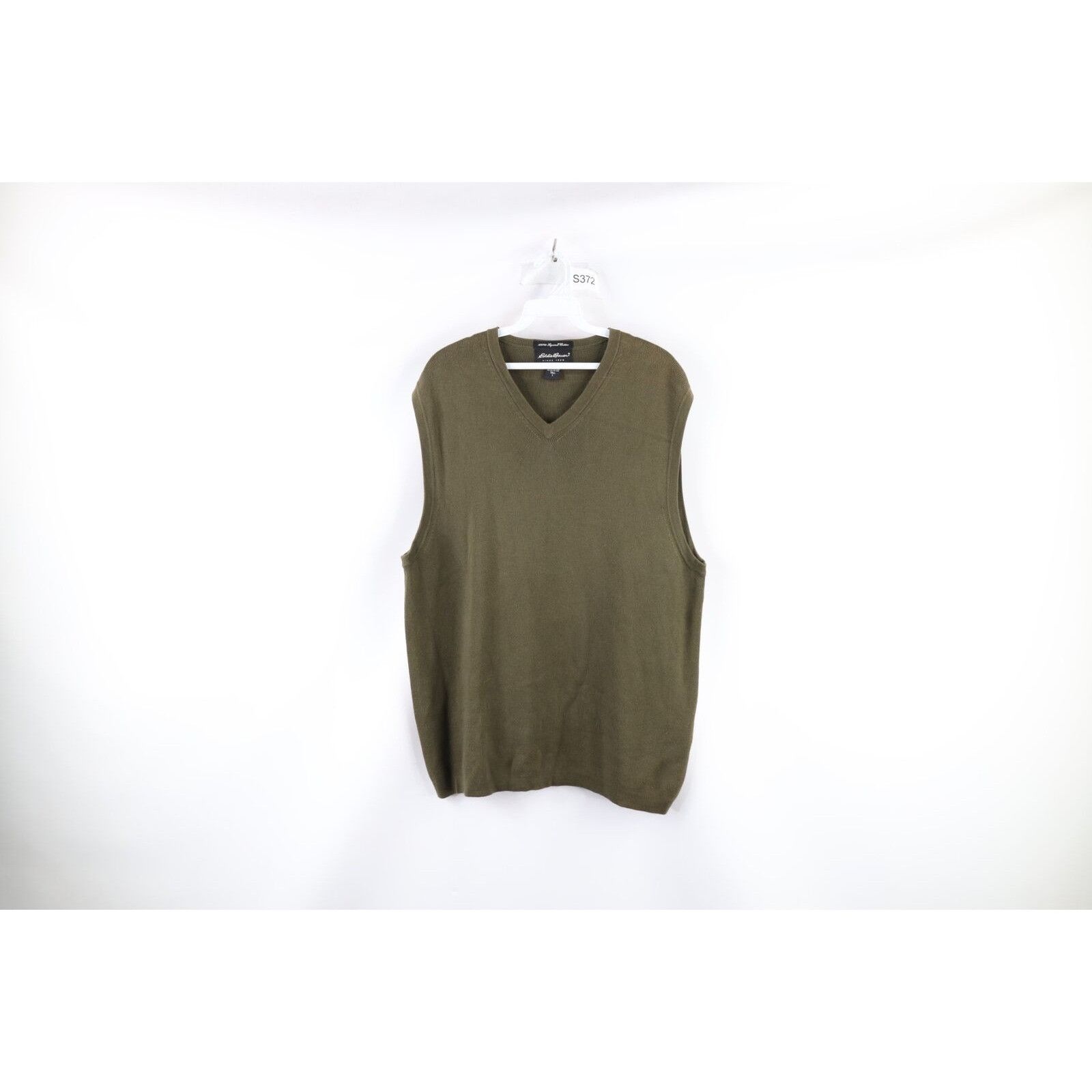 Eddie Bauer × Vintage Vintage Eddie Bauer Faded Cotton Knit Sweater Vest Size US L / EU 52-54 / 3 - 1 Thumbnail