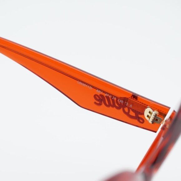 Loewe Loewe LW40112I 66V Sunglasses Red Butterfly Frame, Blue Size ONE SIZE - 7 Thumbnail