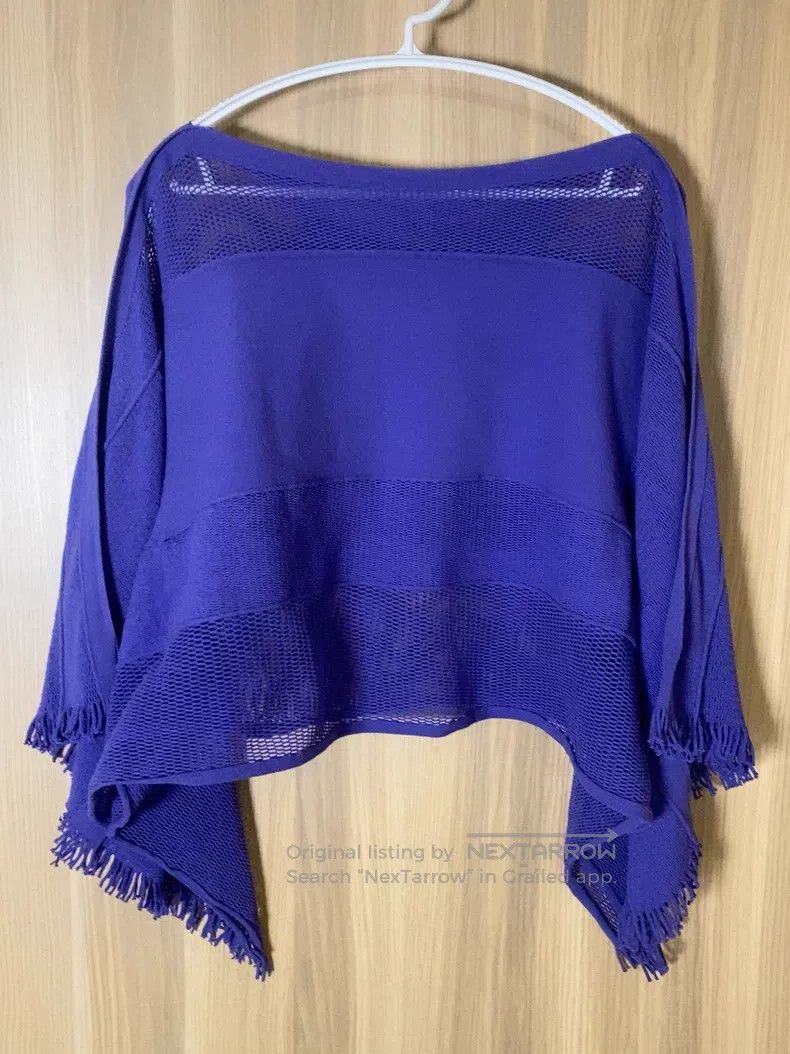 Issey Miyake Issey Miyake Blue Long Sleeve Top Size M / US 6-8 / IT 42-44 - 2 Thumbnail