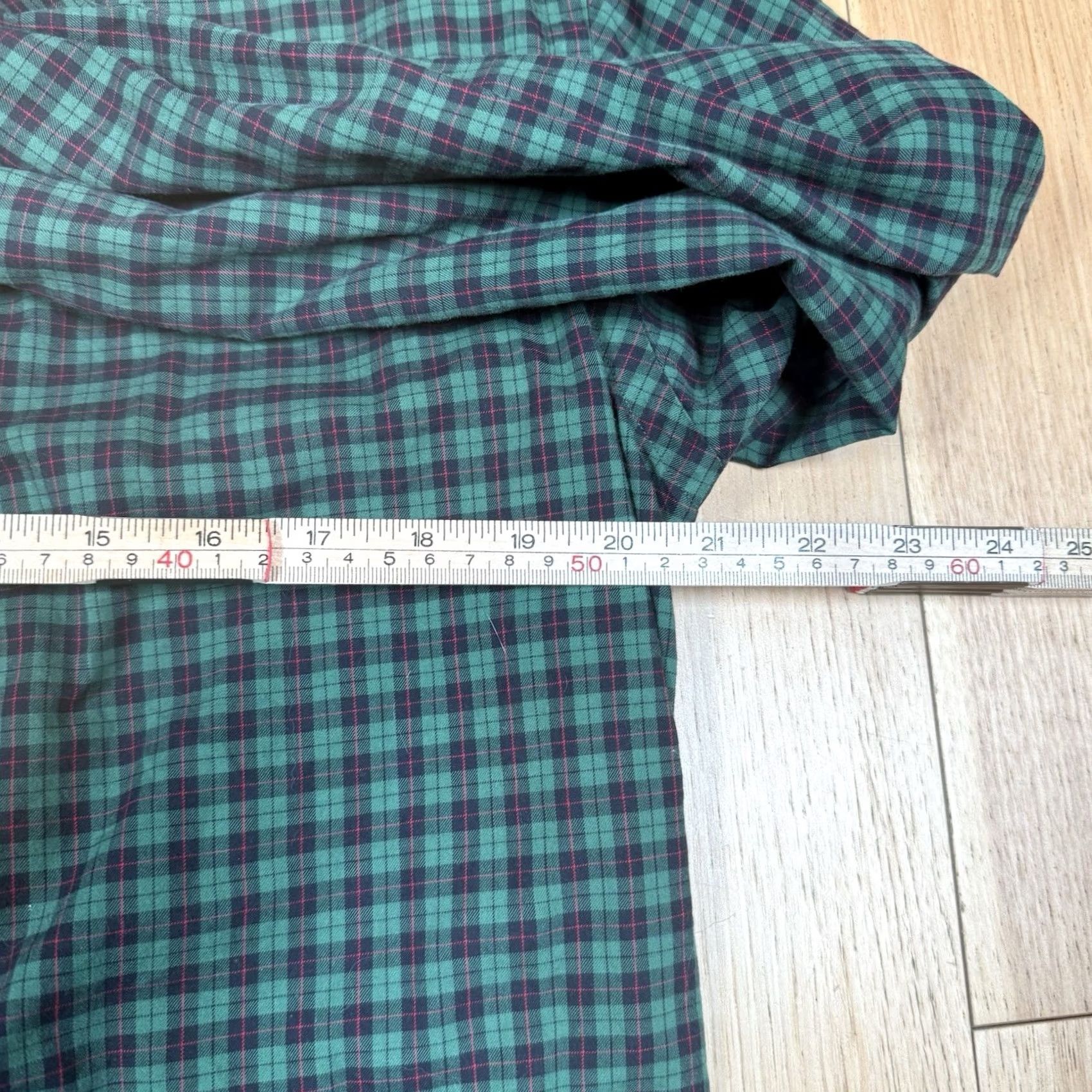 Polo Ralph Lauren Polo Ralph Lauren Button-Up Shirt Mens L Gingham Check Green Black – Long Sleeve, Regular, Button Closure, Button Shirt, Men Size US L / EU 52-54 / 3 - 5 Thumbnail