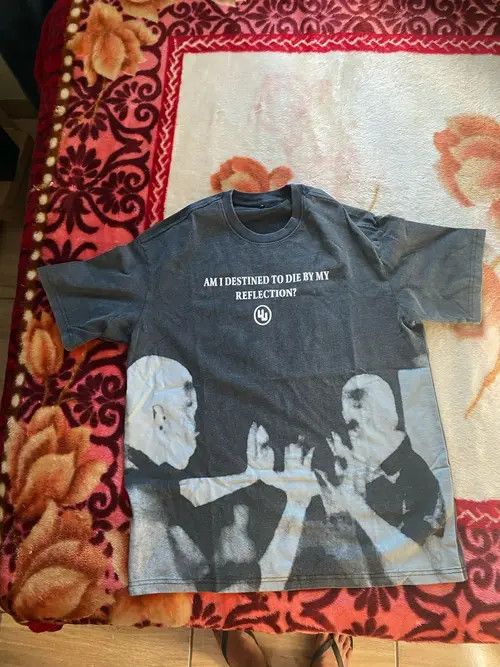 VIBE Cotton T-shirt Punk streetwear Gothic hip-hop Harajuku style Size US L / EU 52-54 / 3 - 3 Thumbnail