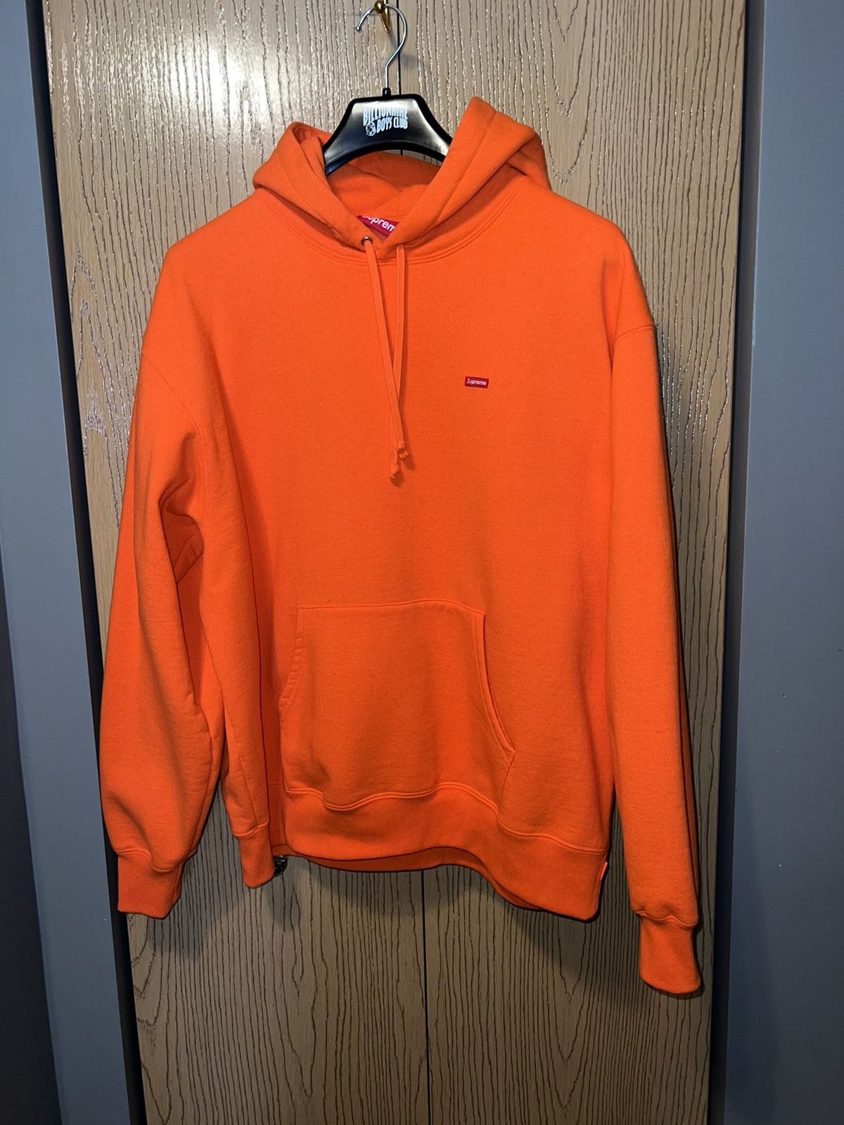 Supreme Supreme Orange Small Box Hooded Sweatshirt (SS24) Sz XL Size US XL / EU 56 / 4 - 1 Thumbnail