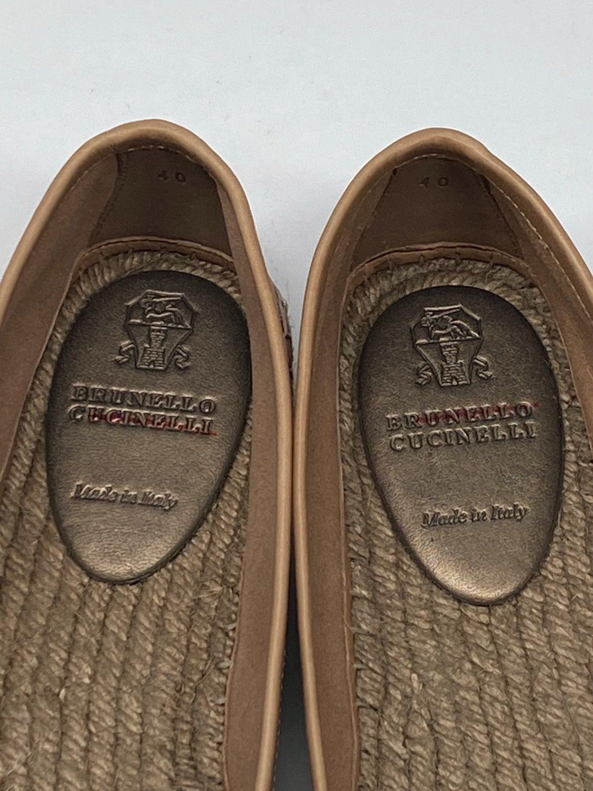 Brunello Cucinelli Brunello Cucinelli Monili Leather Espadrilles size 40 Size US 10 / IT 40 - 11 Thumbnail