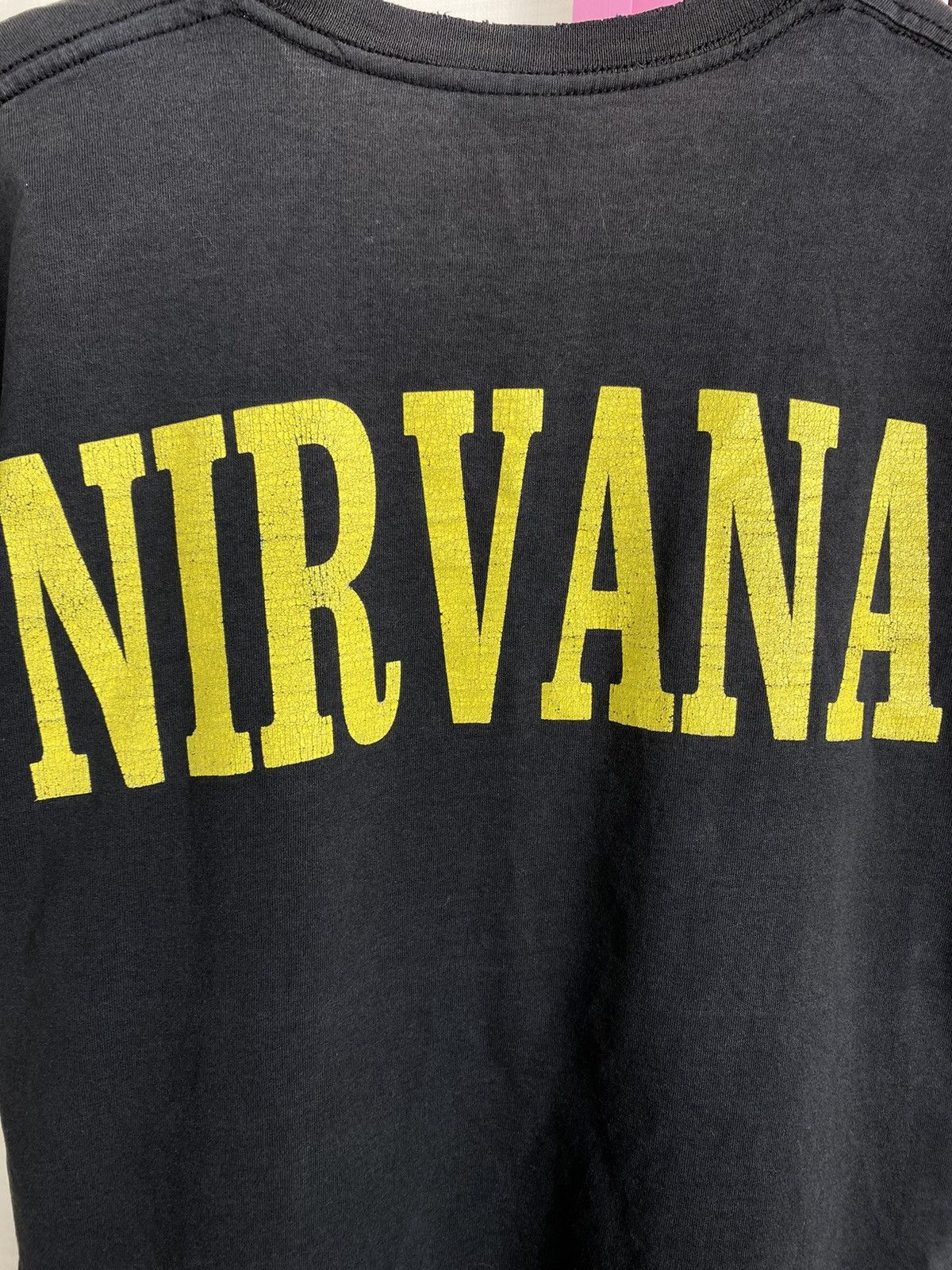 Fruit Of The Loom × Nirvana × Vintage Nirvana Smile Vintage 90S T Shirt Size US S / EU 44-46 / 1 - 16 Thumbnail
