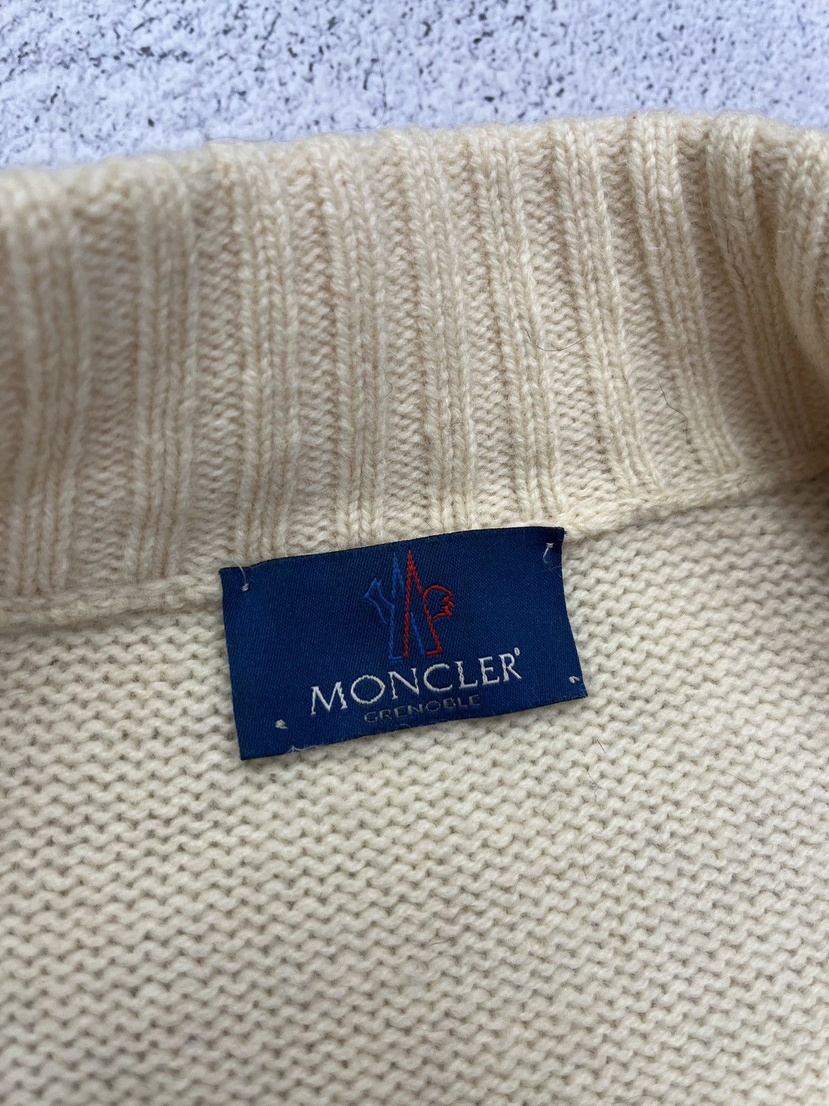 Moncler Vintage 90’s Moncler Grenoble Wool Knit Zip Sweater Jacket Size S / US 4 / IT 40 - 10 Thumbnail