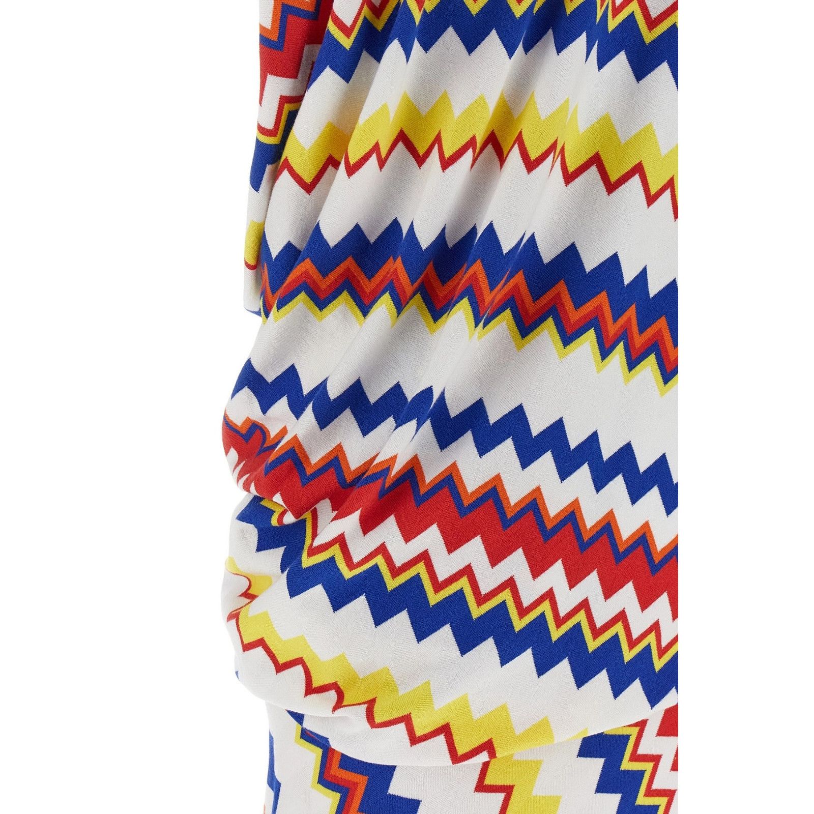 Missoni MISSONI Peplos Multicolor Pattern Dress New & Authentic (Wom Size M / US 6-8 / IT 42-44 - 4 Thumbnail