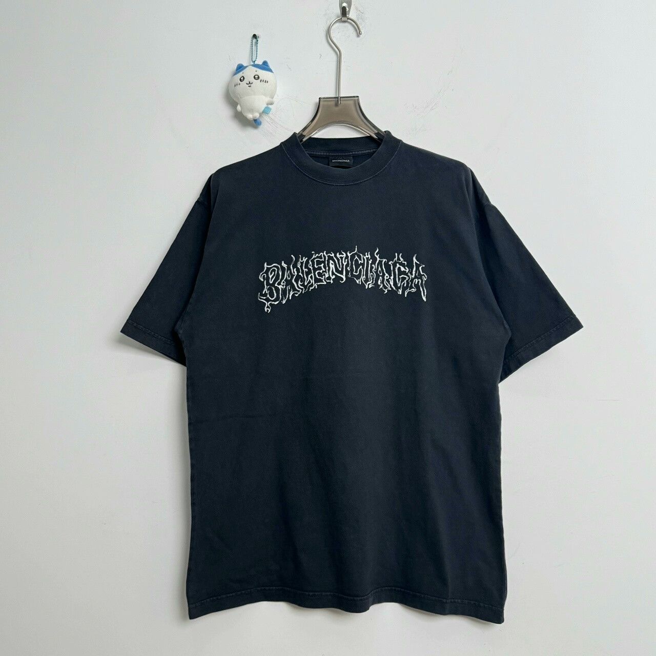 Balenciaga Balenciaga Flame Logo Short Sleeve T-shirt Size US XS / EU 42 / 0 - 1 Thumbnail