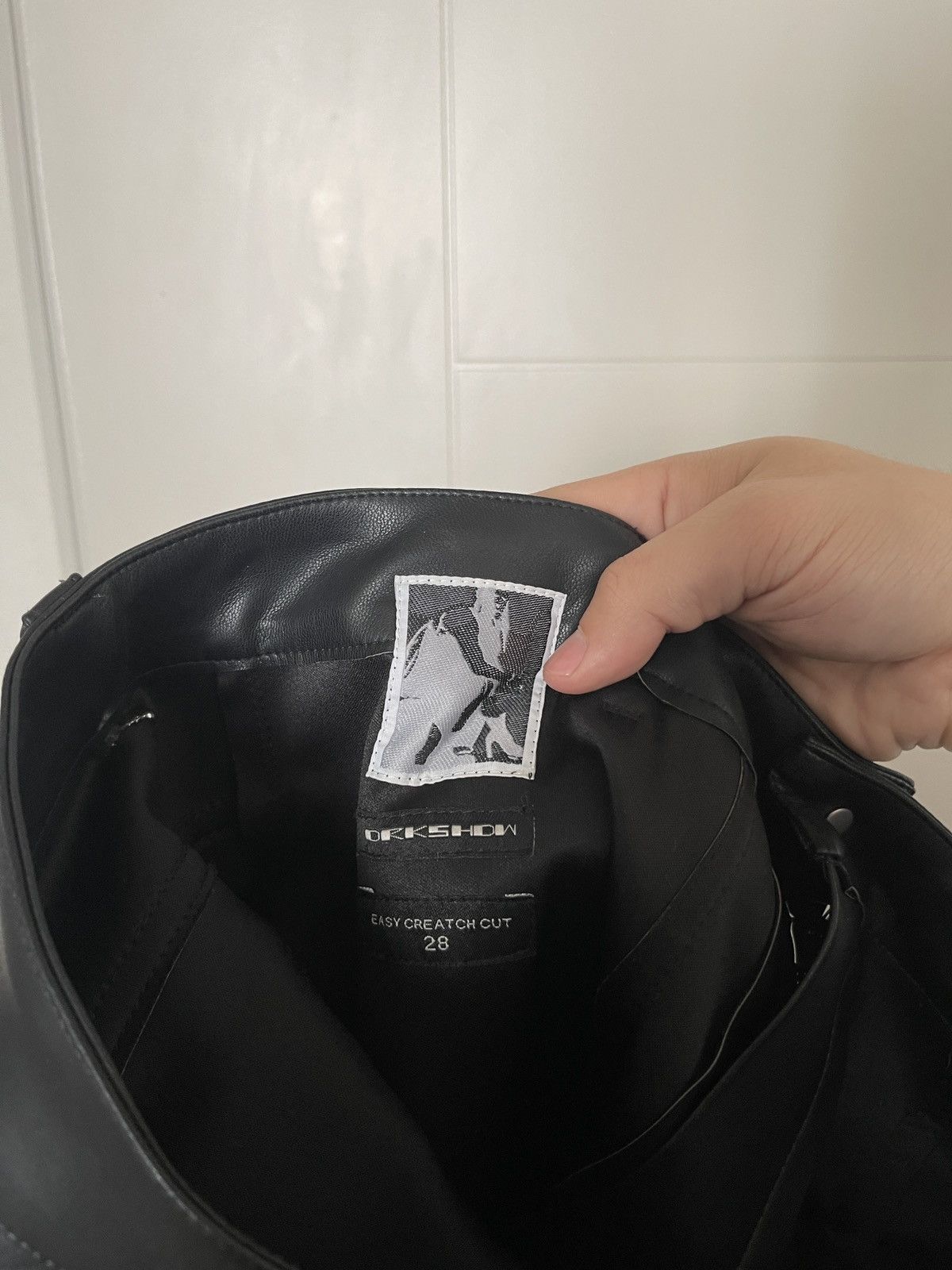 Rick Owens DRKSHDW Vegan Leather Easy Creatch Cargo Pants Size US 28 / EU 44 - 8 Thumbnail