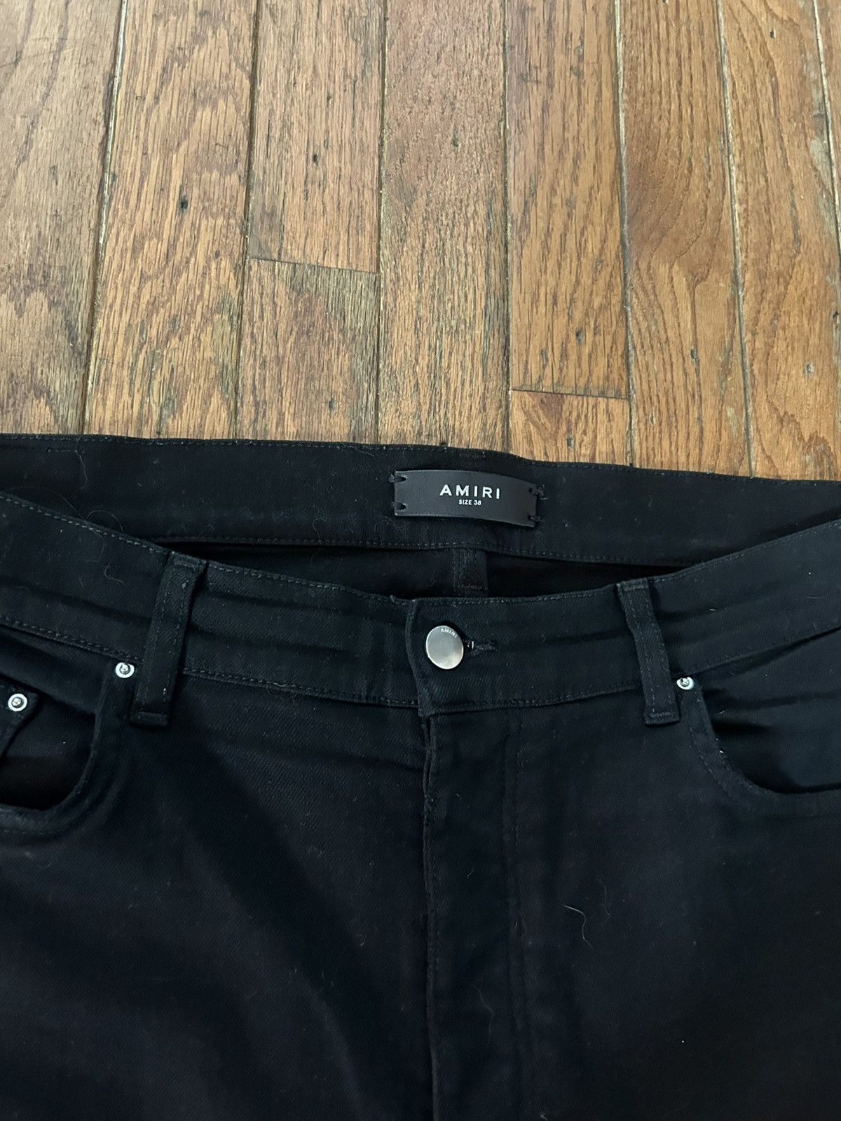 Amiri Amiri Black MX1 Distressed Skinny Jeans Size - 38 Size US 38 / EU 54 - 4 Thumbnail