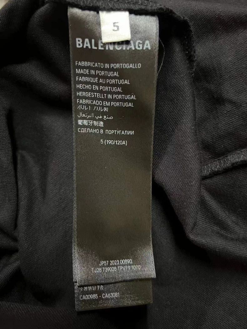 Balenciaga Balenciaga Reverse embroidered logo short sleeve Size US XXL / EU 58 / 5 - 4 Thumbnail