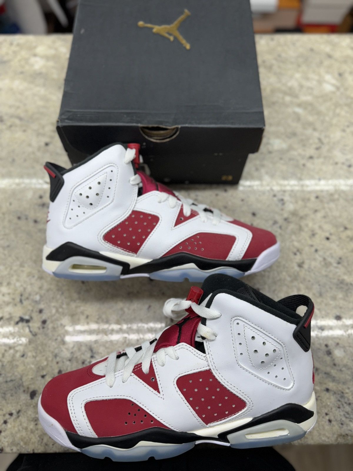 Jordan Brand × Nike Air Jordan Carmine 6s Size US 6 / EU 39 - 1 Thumbnail