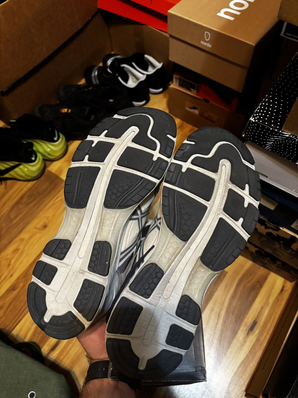Asics × Kiko Kostadinov Asics x Kiko Kostadinov Gel-Burz 1 Birch Size US 12 / EU 45 - 8 Thumbnail
