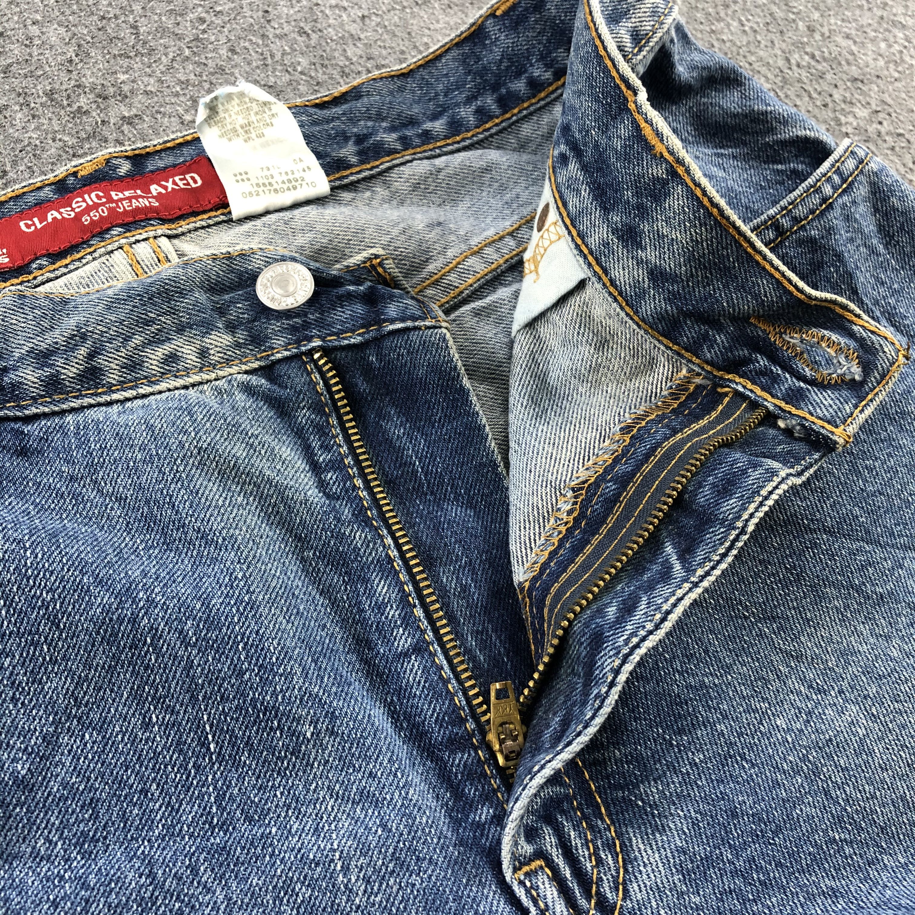 Levi's Blue Wash Vintage Levis 550 Jeans-J1170 Size US 31 - 7 Thumbnail