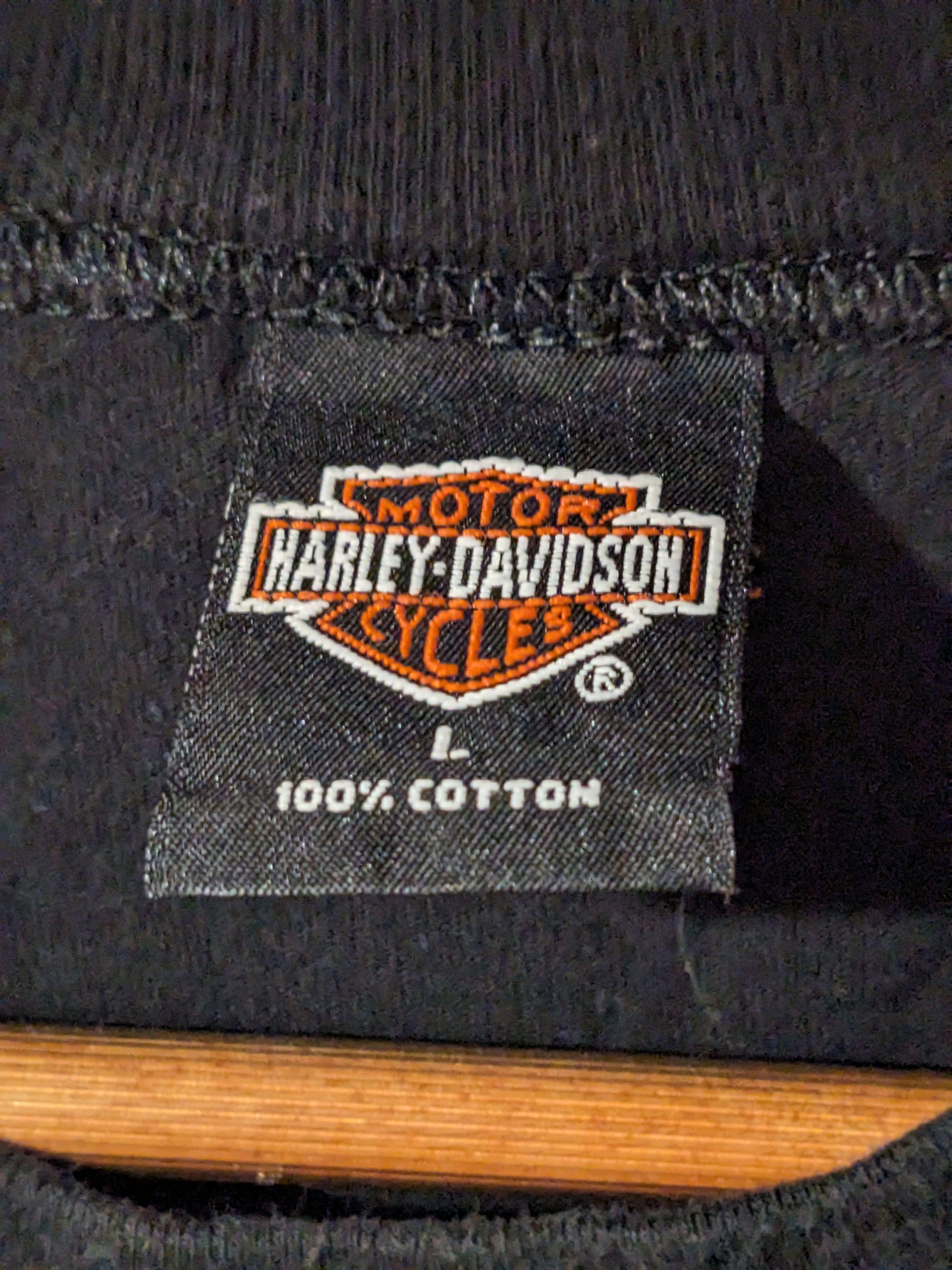 Harley Davidson × Vintage Vintage 1997 Harley Davidson Genuine Motorcycle T-Shirt Size US L / EU 52-54 / 3 - 4 Thumbnail