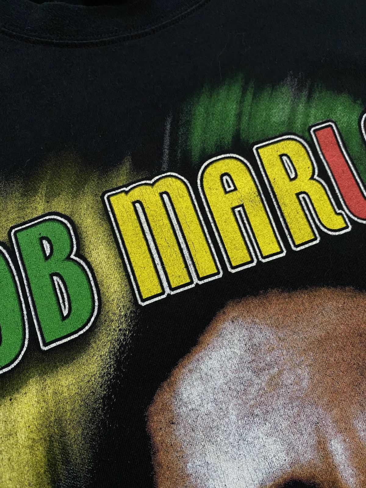 Bob Marley Vintage 2001 Bob Marley Smoking Joint Graphic T-Shirt Size US XL / EU 56 / 4 - 7 Thumbnail