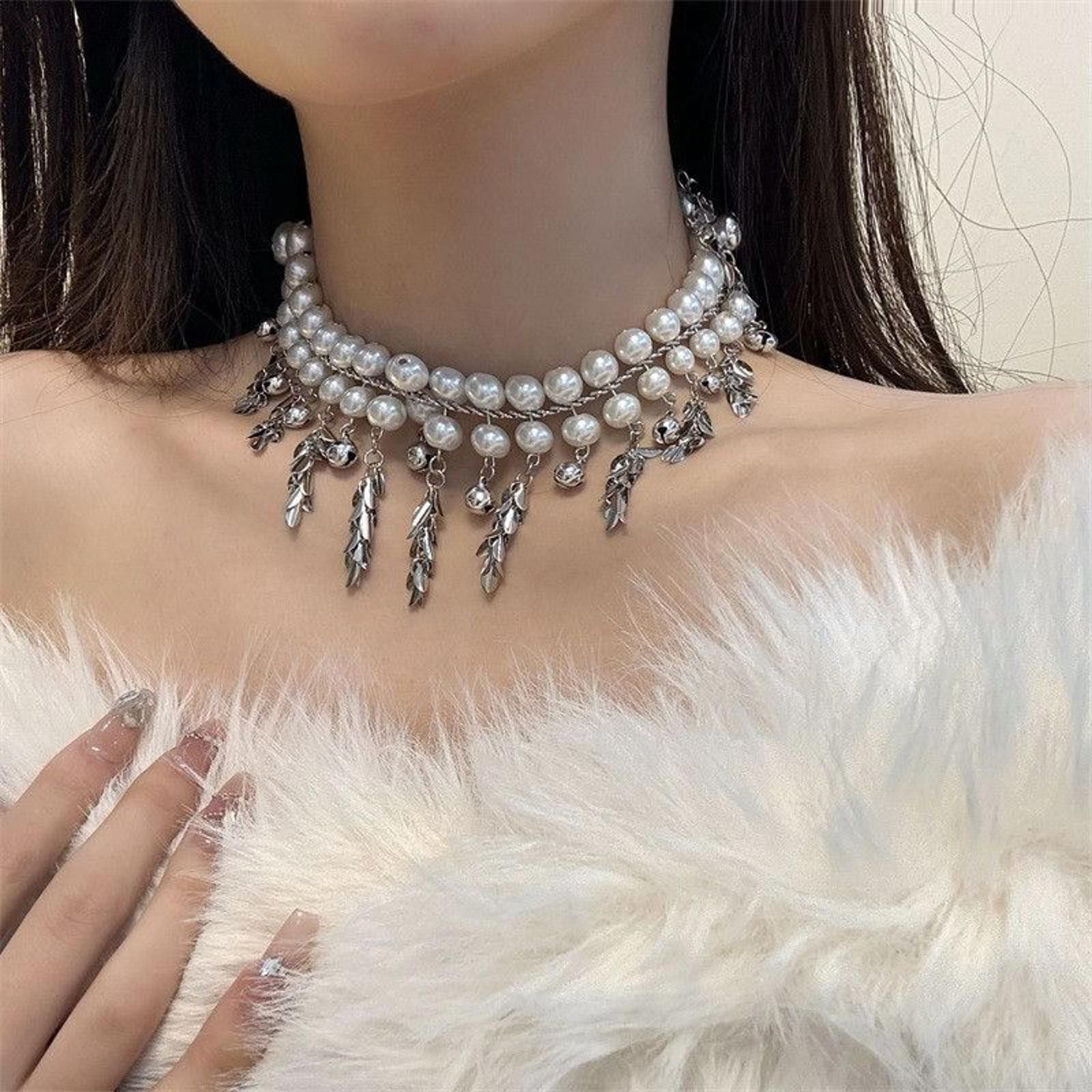 Jewelry Leaf Layered Necklace Size ONE SIZE - 1 Thumbnail