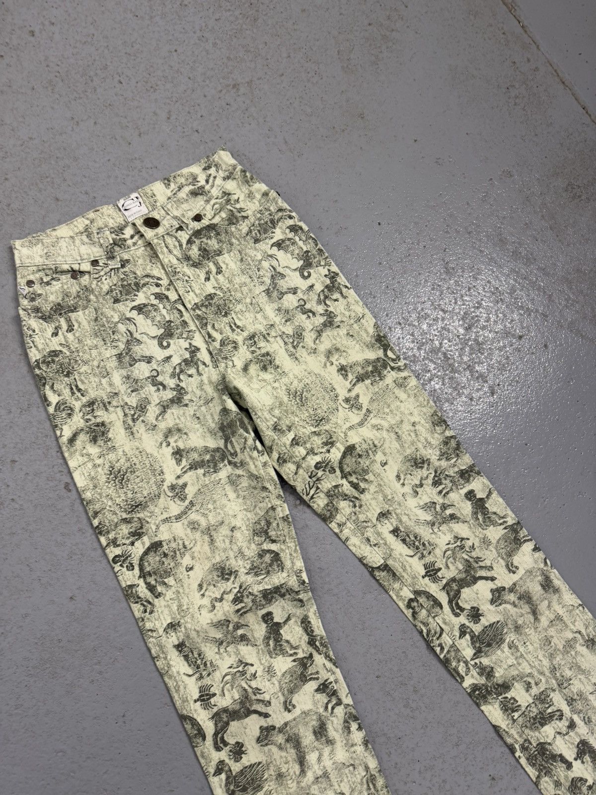 Just Cavalli Vintage Cavalli Jeans Overprinted Jeans Size 26" / US 2 / IT 38 - 3 Thumbnail