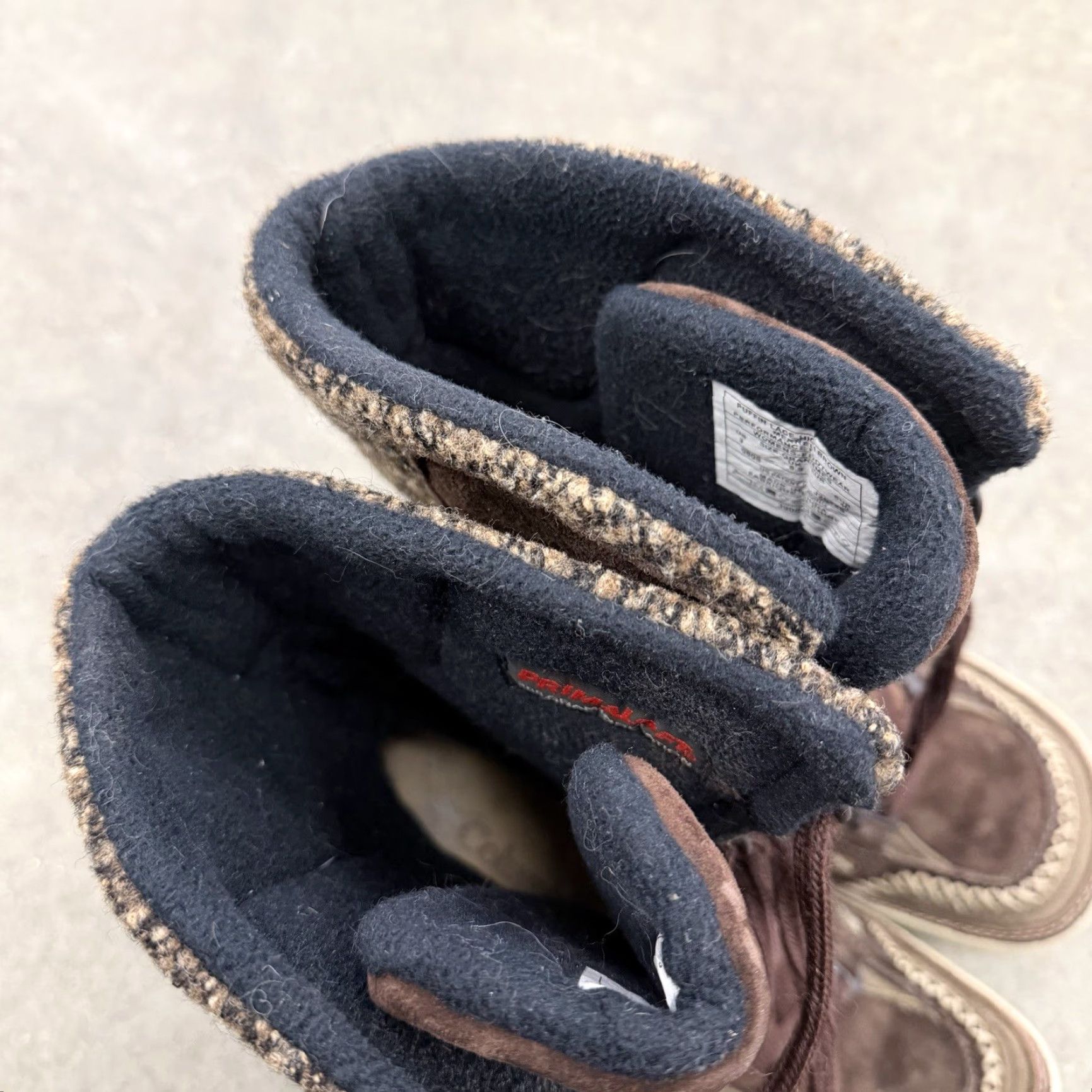 Merrell Merrell Womens Suede Puffin Lace High Boots J20188 Sz 9 Brown Leather Rubber Mid-Calf Round Toe Snow Boot Casual - 40 EU - 6.5 UK - Pre-owned Good Size US 7 / IT 37 - 3 Thumbnail