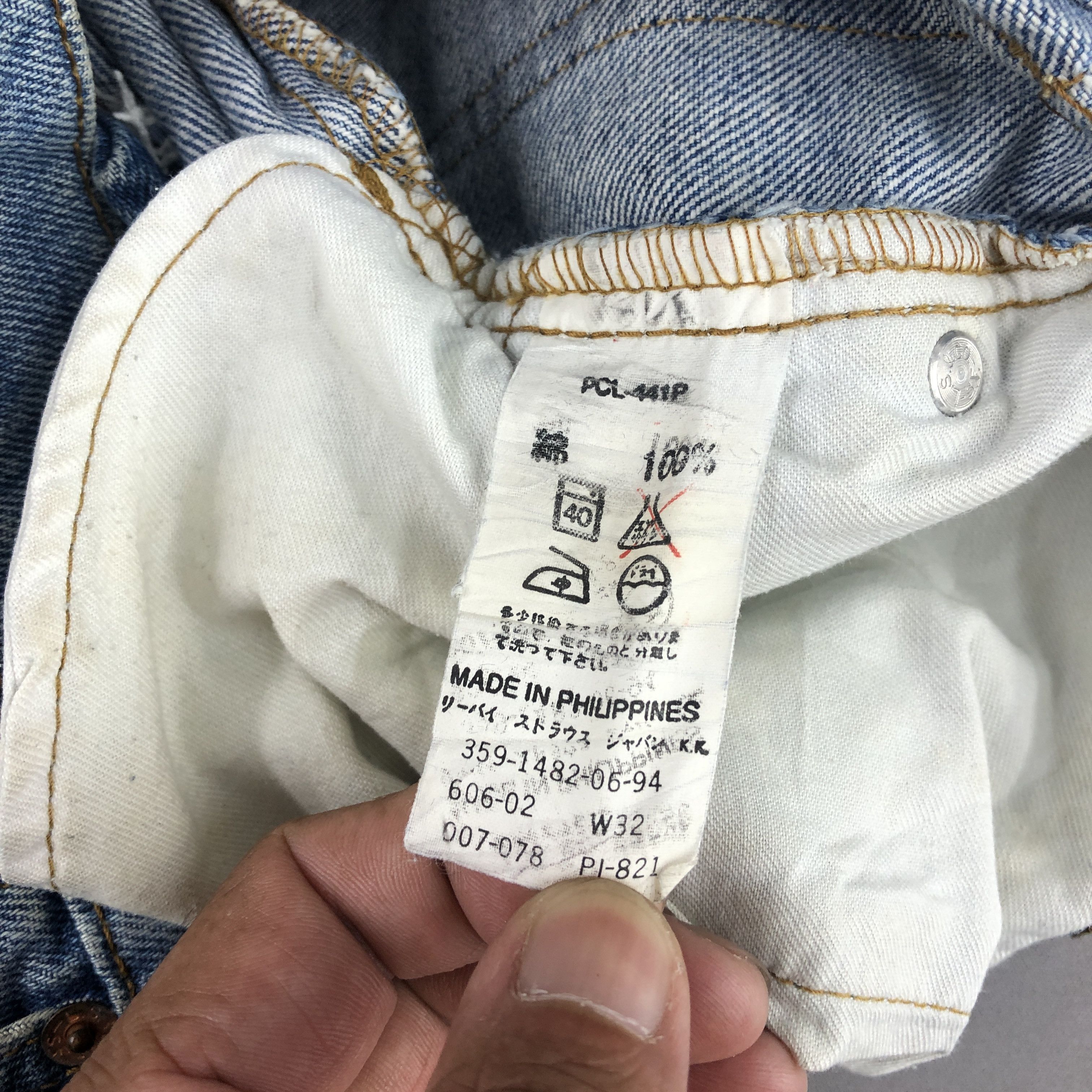 Levi's Vintage Rusty Levis Jeans Dirty Levi's 606 Stonewash Denim Size US 30 / EU 46 - 7 Thumbnail