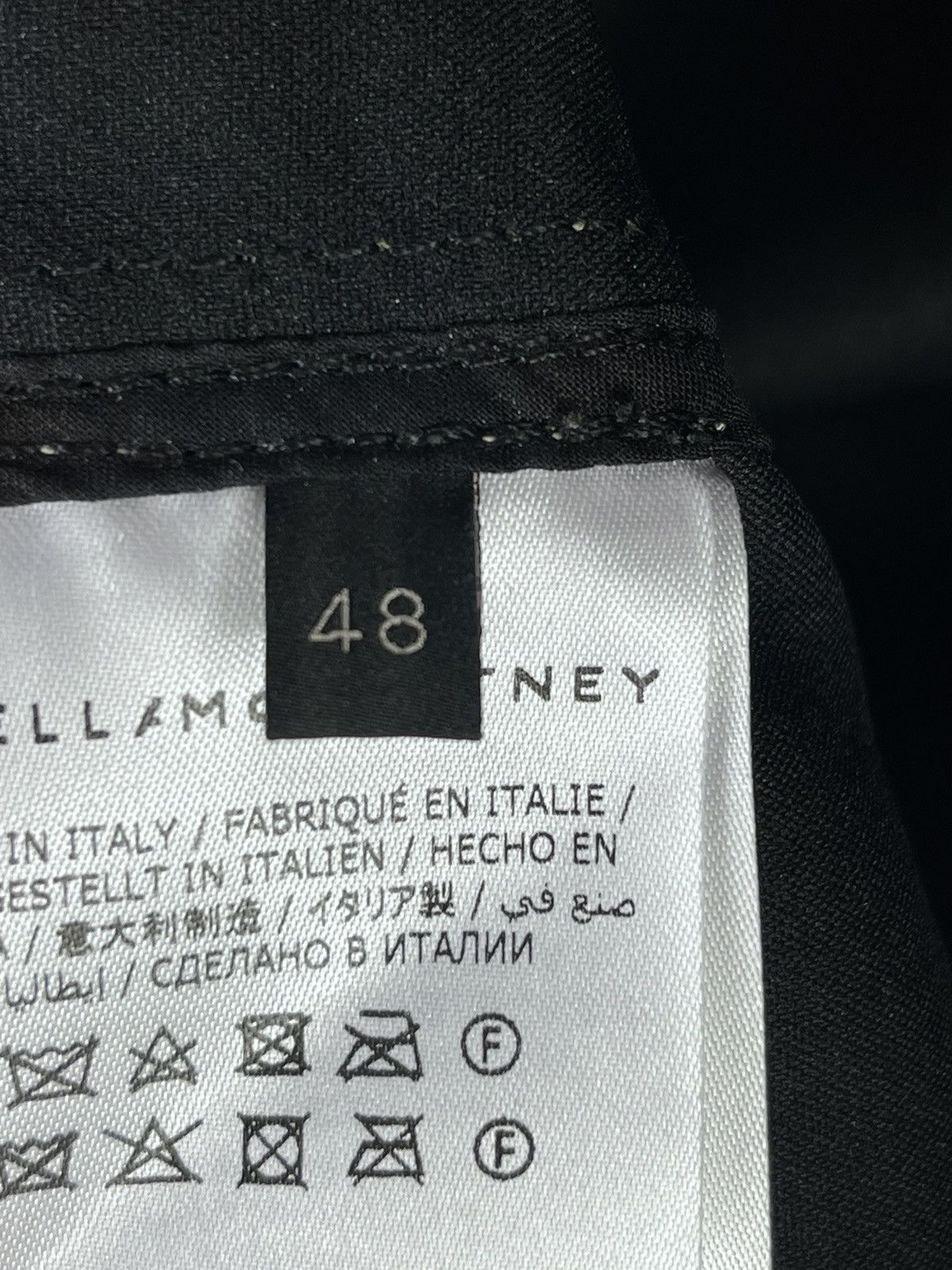 Stella McCartney VEGAN LEATHER HALF ZIP WINDBREAKER JACKET Size US XL / EU 56 / 4 - 11 Thumbnail