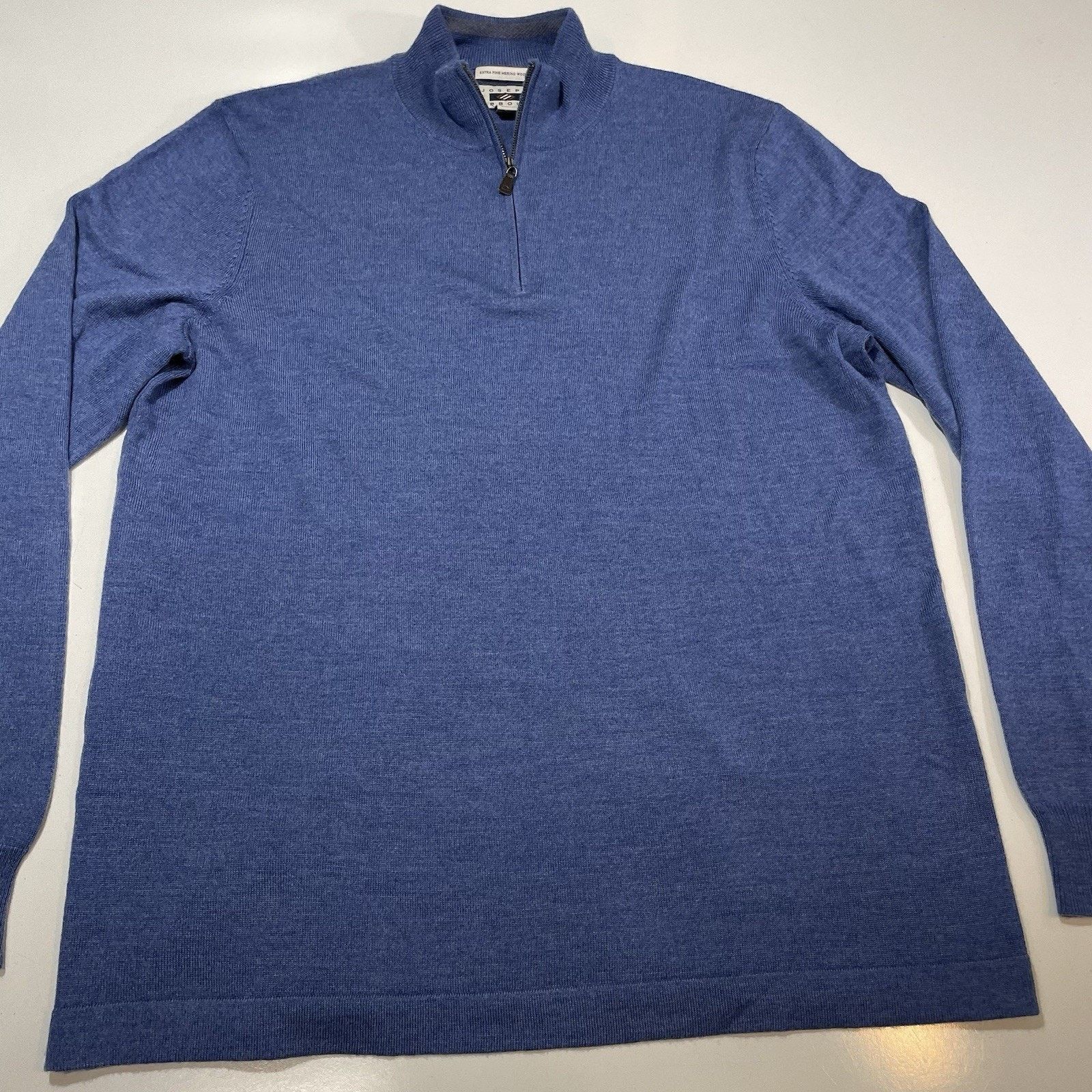 Joseph Abboud Joseph Abboud Merino Wool Mens XL T 1/4 Zip Pullover Sweater Size US XL / EU 56 / 4 - 2 Thumbnail