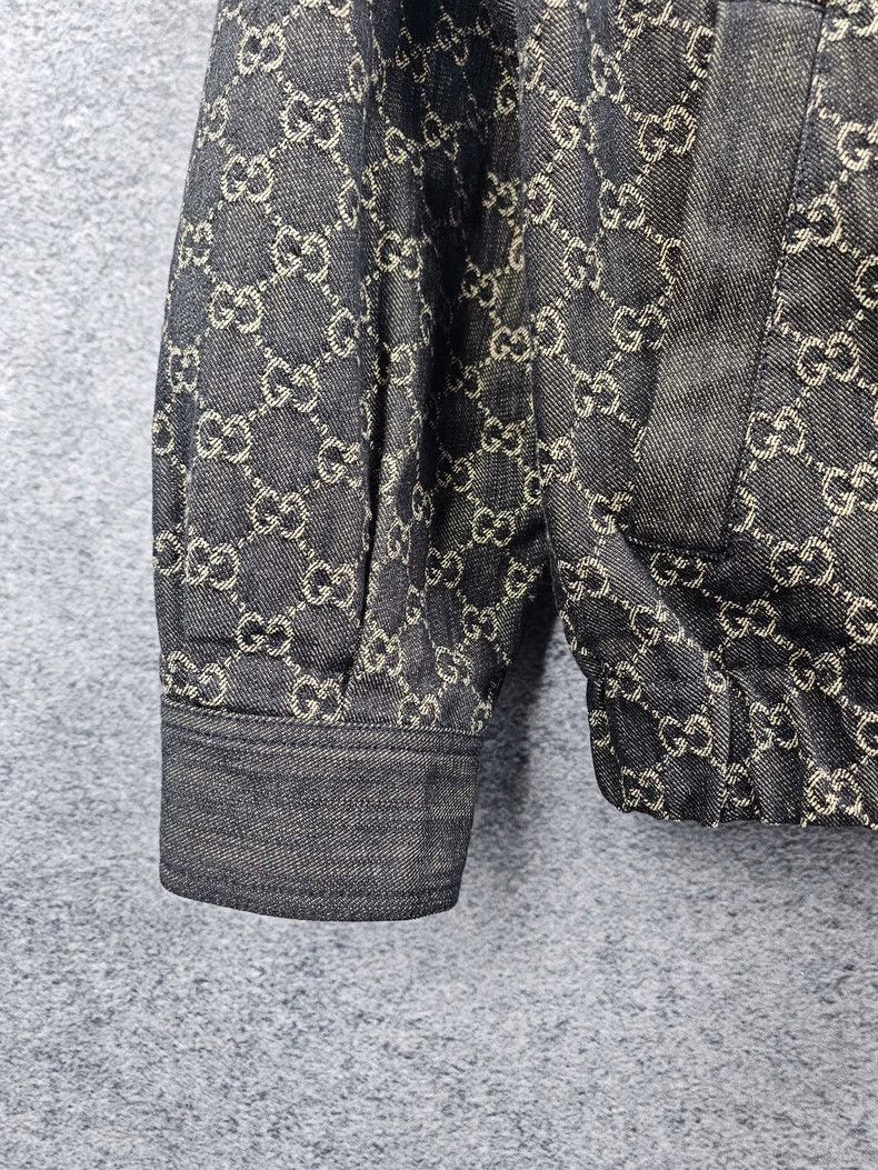 Gucci Gucci Full Print Denim Jacket-2506 Size US XL / EU 56 / 4 - 5 Thumbnail