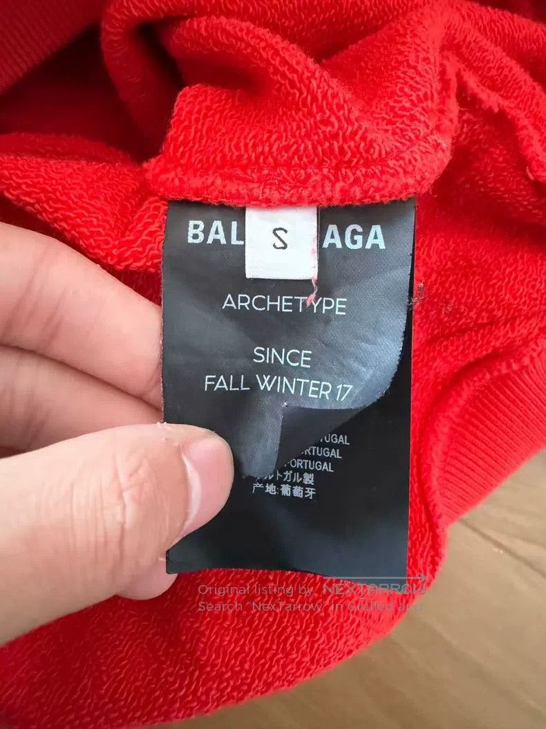 Balenciaga Balenciaga Red Coca-Cola Sweatshirt Size US S / EU 44-46 / 1 - 4 Thumbnail