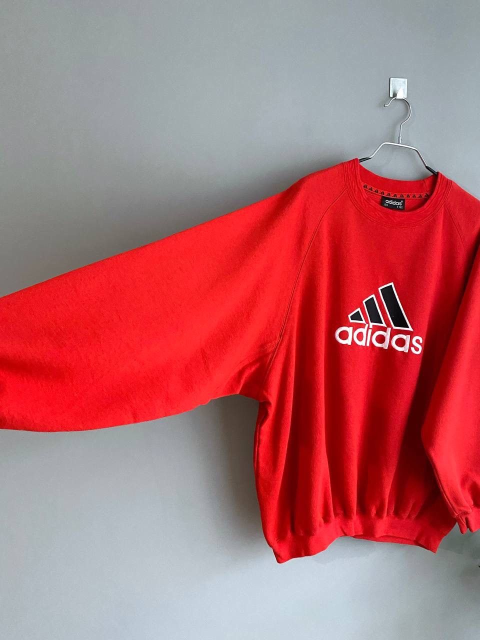 Adidas Adidas Equipment 90s Vintage Oversized Red Sweatshirt Size L Size US L / EU 52-54 / 3 - 7 Thumbnail