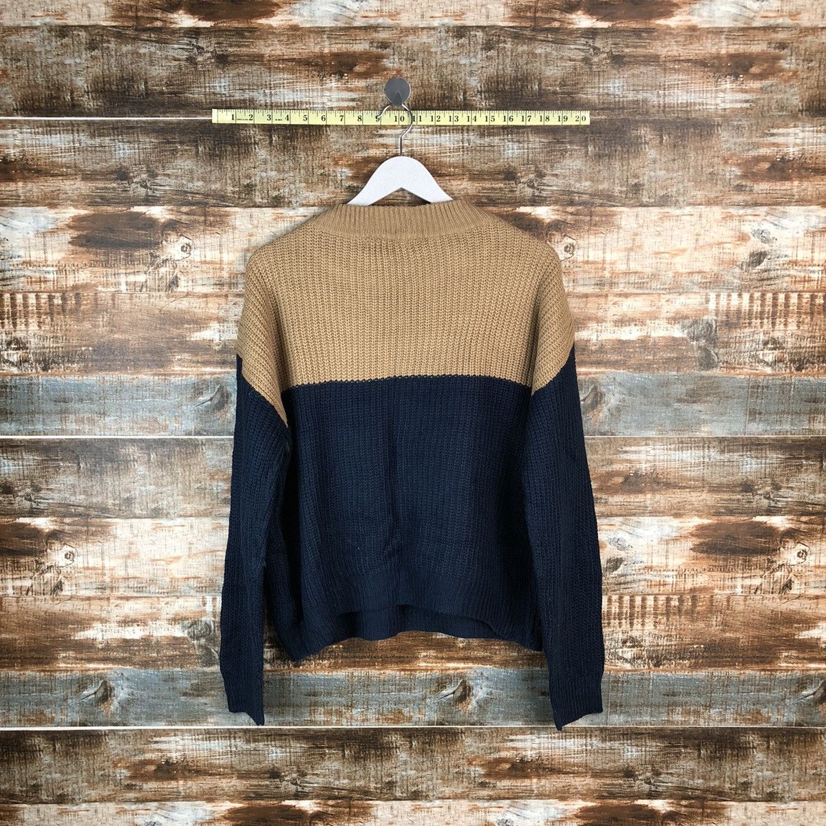 Japanese Brand Xoxo kiskis Brown Knitwear sweatshirt #A1742 Size M / US 6-8 / IT 42-44 - 12 Thumbnail