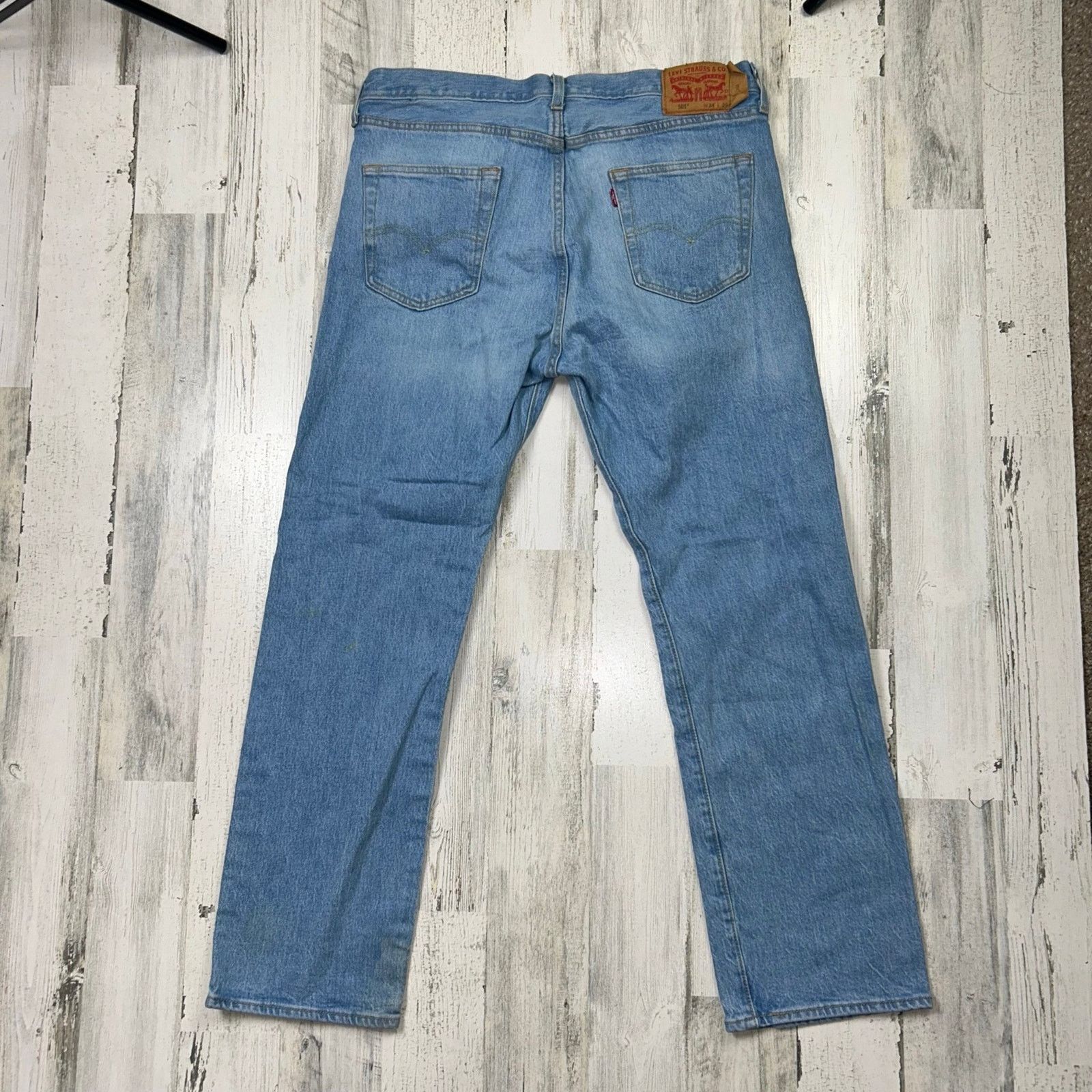 Levi's Vintage Levi’s 501 Button Fly Denim Blue Jeans Size US 36 / EU 52 - 8 Thumbnail