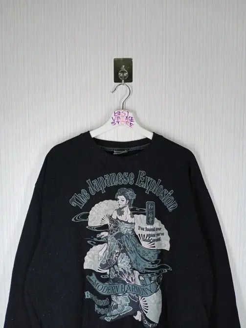 Japanese Brand × Vintage Rare The Japanese Explosion Bullet Noise Sweatshirt Size US XL / EU 56 / 4 - 7 Thumbnail