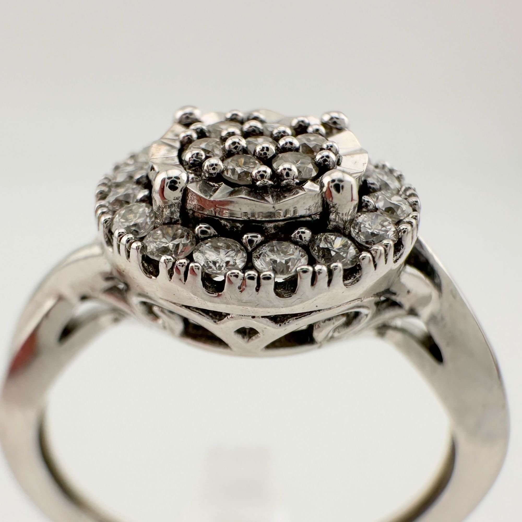 Other 1/4 Ct Lab Grown Diamond Cluster Twisted Shank Ring - SIze 7 Size ONE SIZE - 10 Thumbnail