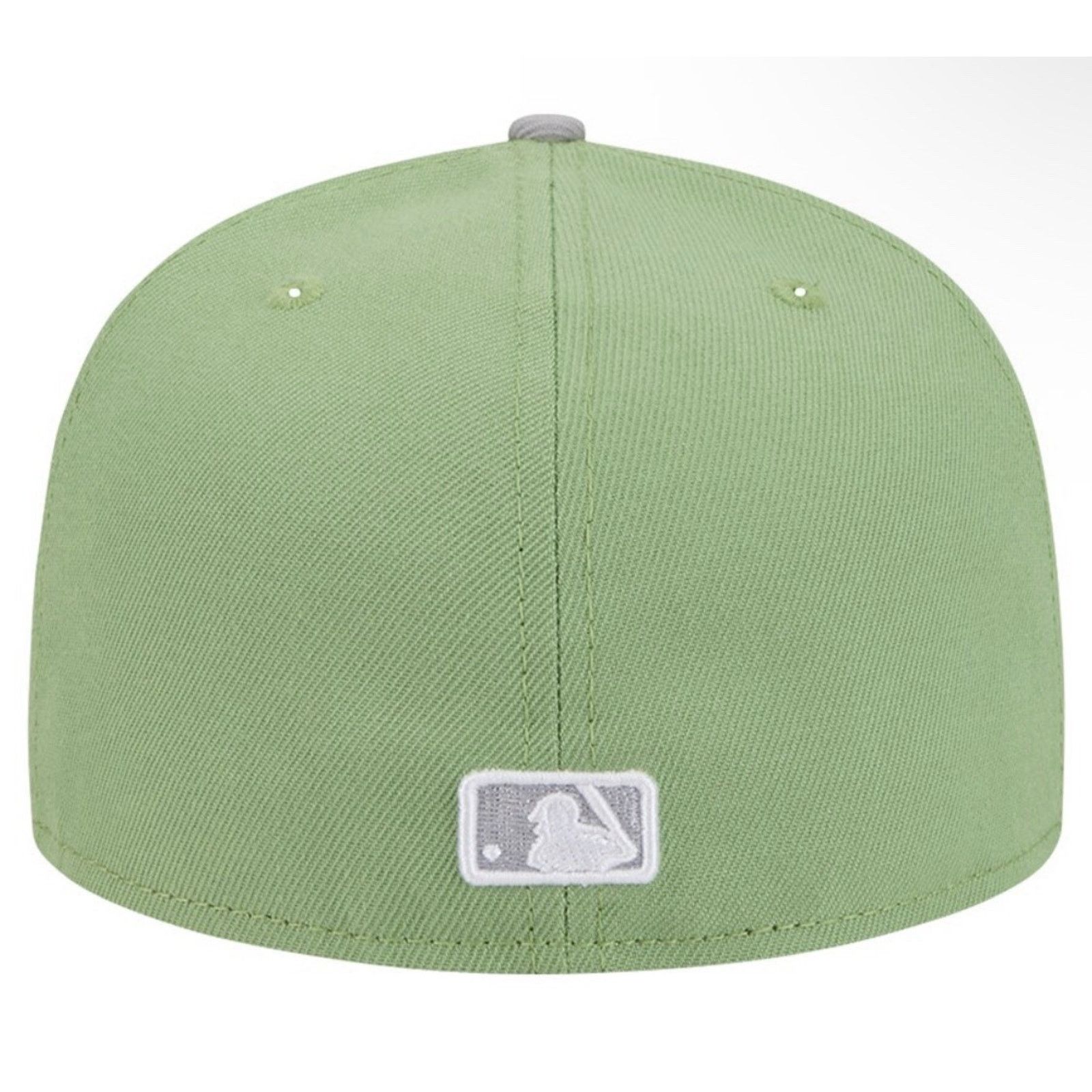 New Era LA Dodgers New Era 59FIFTY Fitted Hat Green Gray 7 3/4 MLB Size 34 - 4 Thumbnail