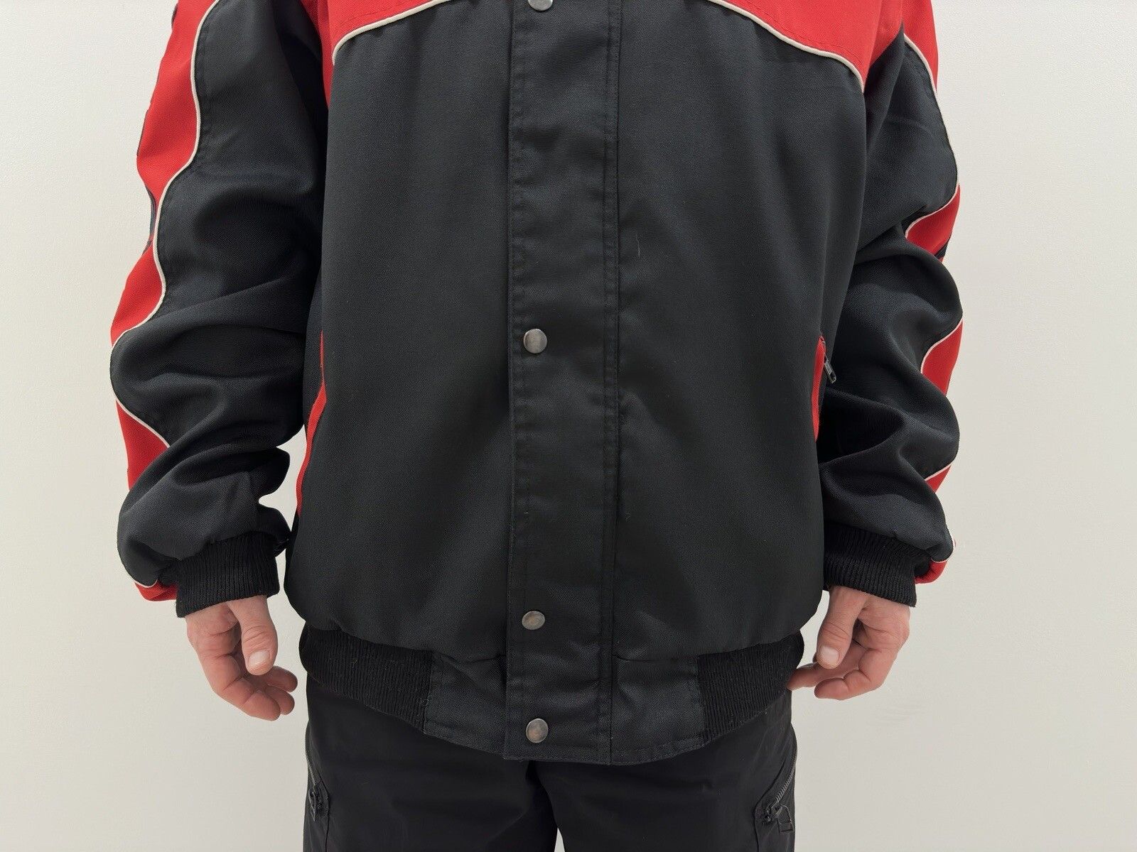 Honda VINTAGE 1990s JACKET HONDA COMPETITION WORLD CHAMPION MENS Size US XL / EU 56 / 4 - 6 Thumbnail