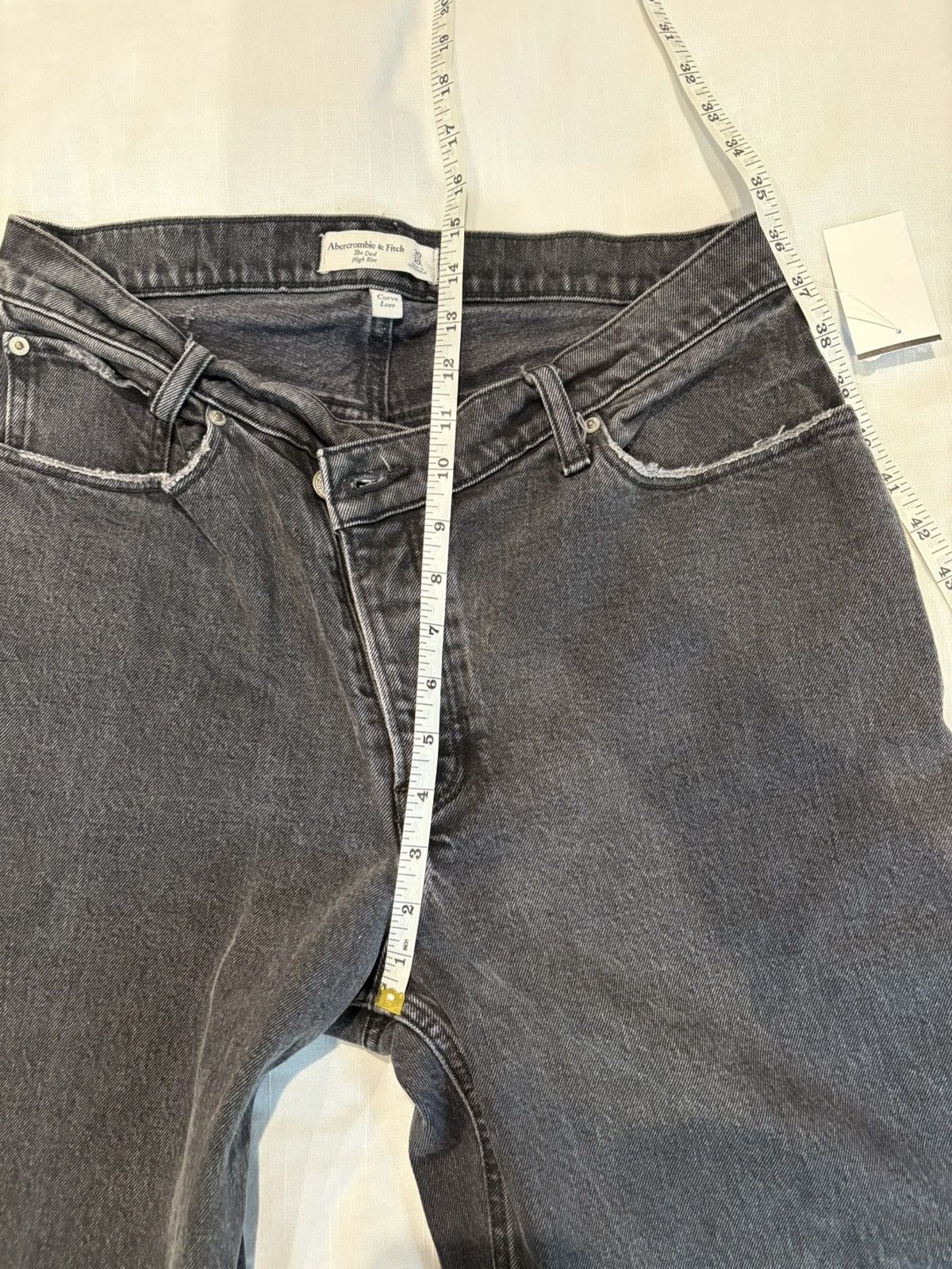Abercrombie & Fitch Abercrombie & Fitch 90s Slim Jeans Sz 30 gray Size 30" / US 8 / IT 44 - 6 Thumbnail