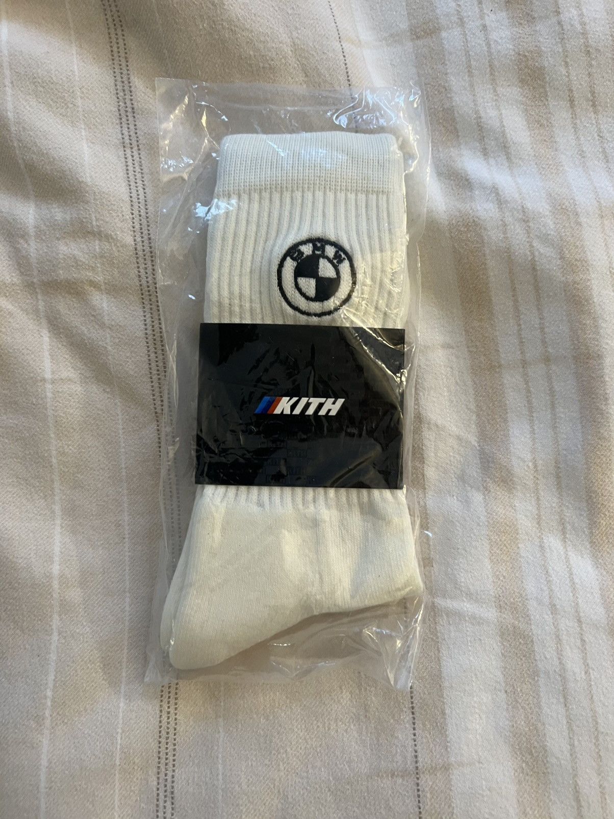 BMW × Kith Kith for BMW Rondel Crew Socks white FW24 One Size Size ONE SIZE - 4 Thumbnail