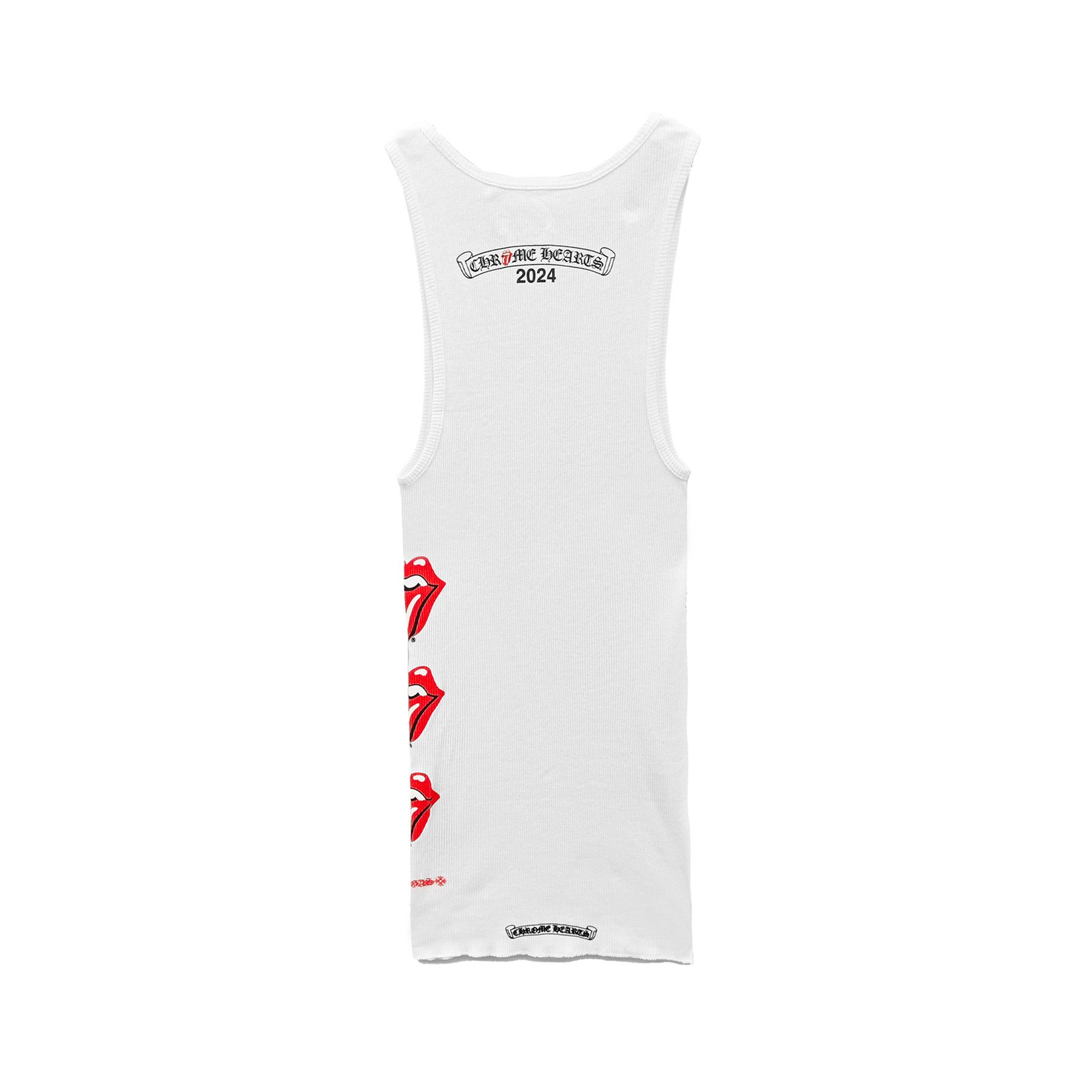 Chrome Hearts Chrome Hearts Rolling Stones Scroll Logo Tank Top Size M / US 6-8 / IT 42-44 - 2 Thumbnail