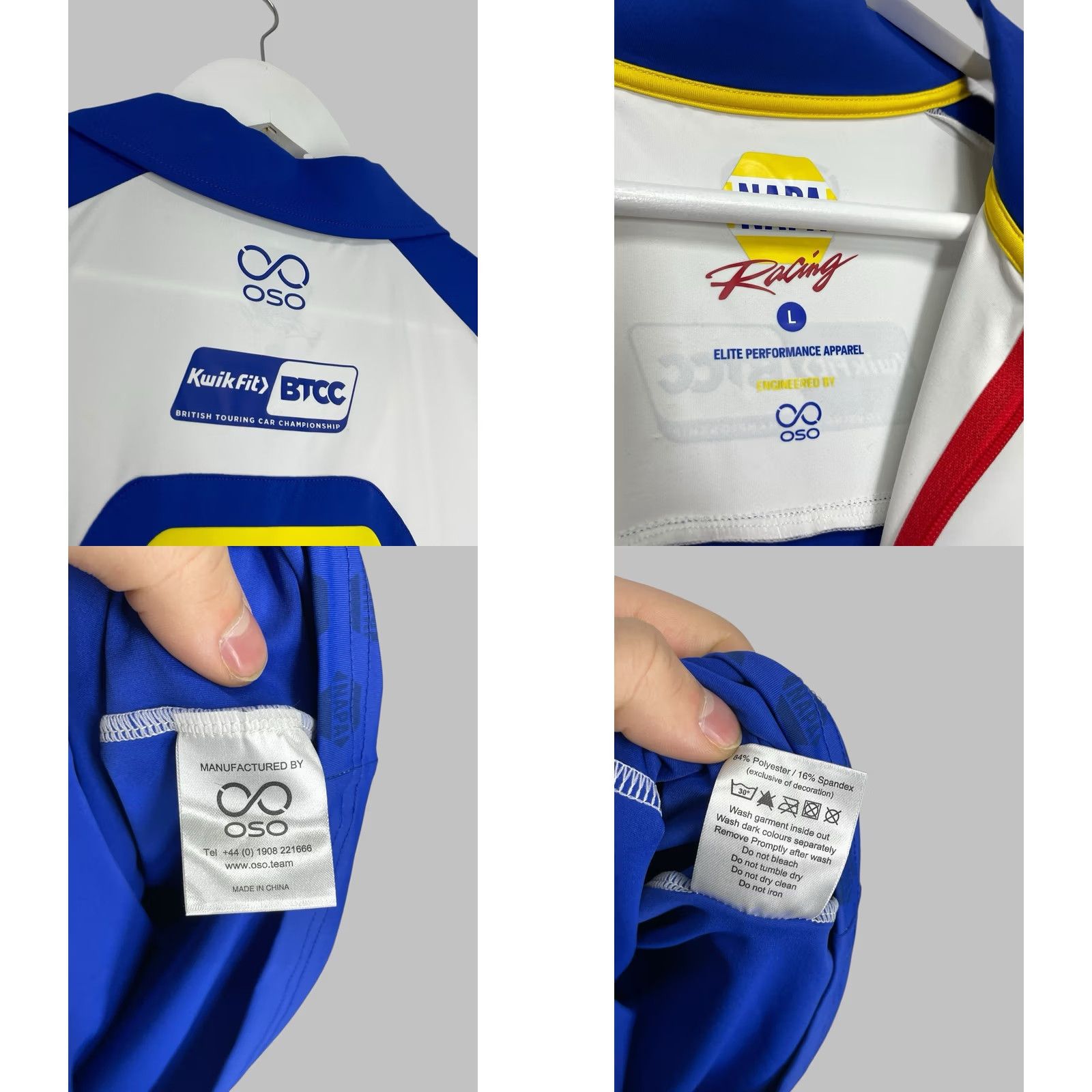 Vintage Napa Racing Team Polo 1/4 Zip T-Shirt NWT BTCC Men’s Size US L / EU 52-54 / 3 - 10 Thumbnail