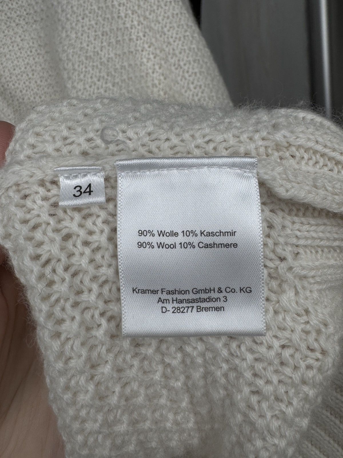 Designer herzen's angelegenheit wool cashmere oversize knitted hoodie Size XS / US 0-2 / IT 36-38 - 9 Thumbnail