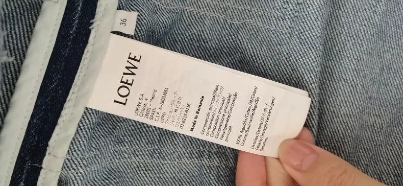 Loewe LOEWE Printed denim jacket coat Size S / US 4 / IT 40 - 3 Thumbnail