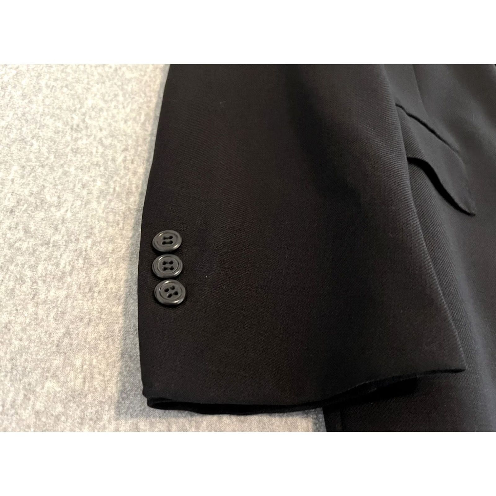 Polo Ralph Lauren VINTAGE Polo Ralph Lauren Black Wool Mohair Blazer Sport Coat Jacket 42L Mens Blue Label Size US XL / EU 56 / 4 - 7 Thumbnail