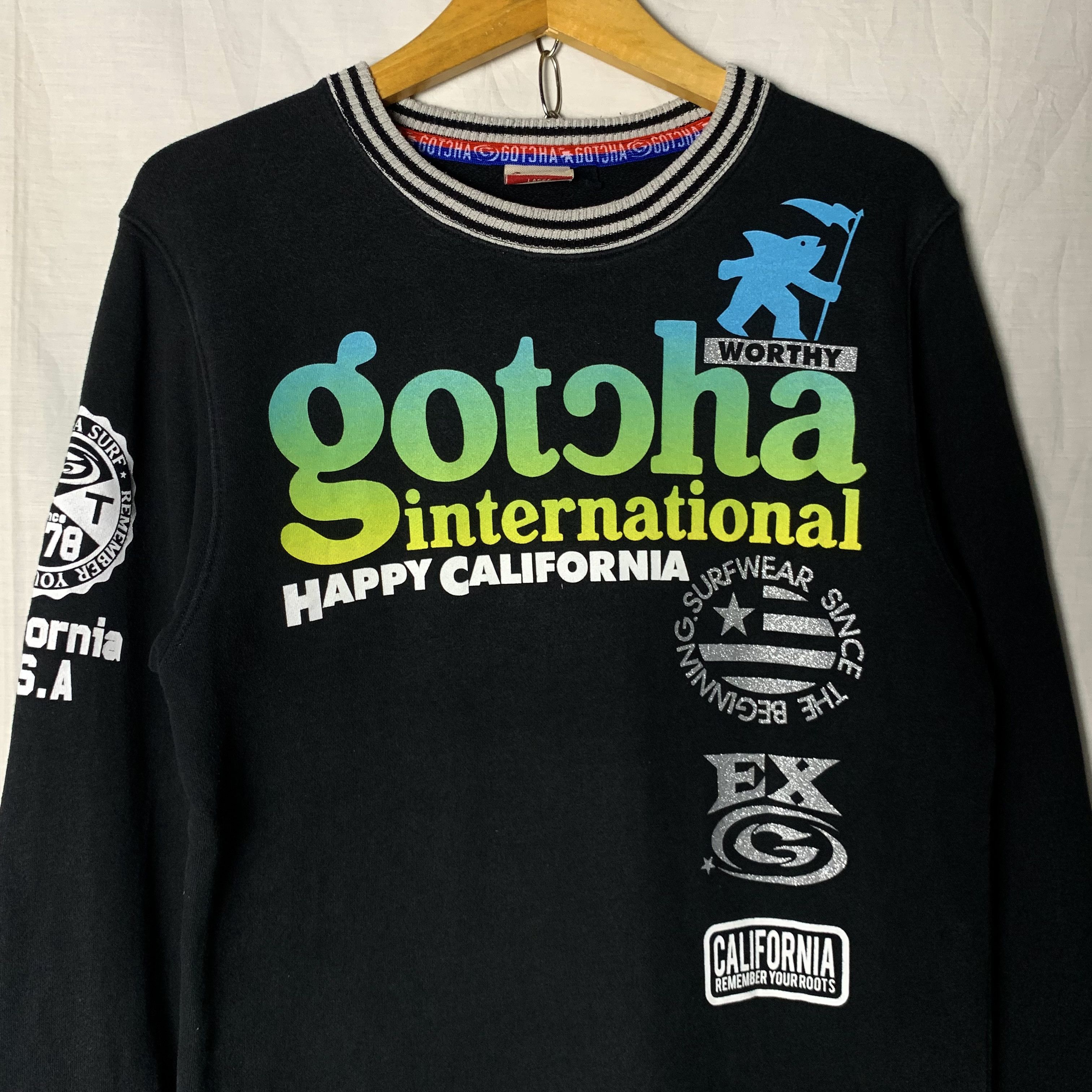 Vintage Vintage Gotcha Surf Sweatshirt Crewneck Size US L / EU 52-54 / 3 - 2 Thumbnail