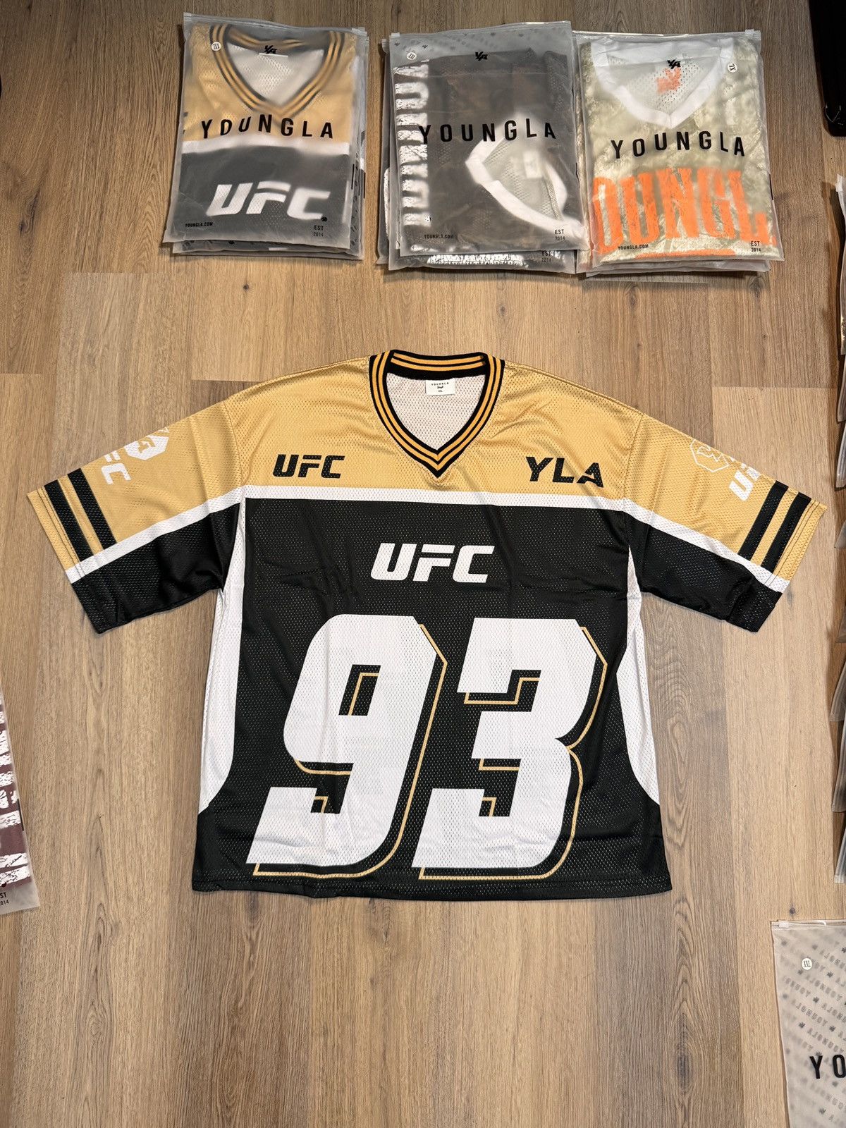 Alphalete Athletics YoungLa VARSITY FOOTBALL CROPPED JERSEY Size US XL / EU 56 / 4 - 7 Thumbnail