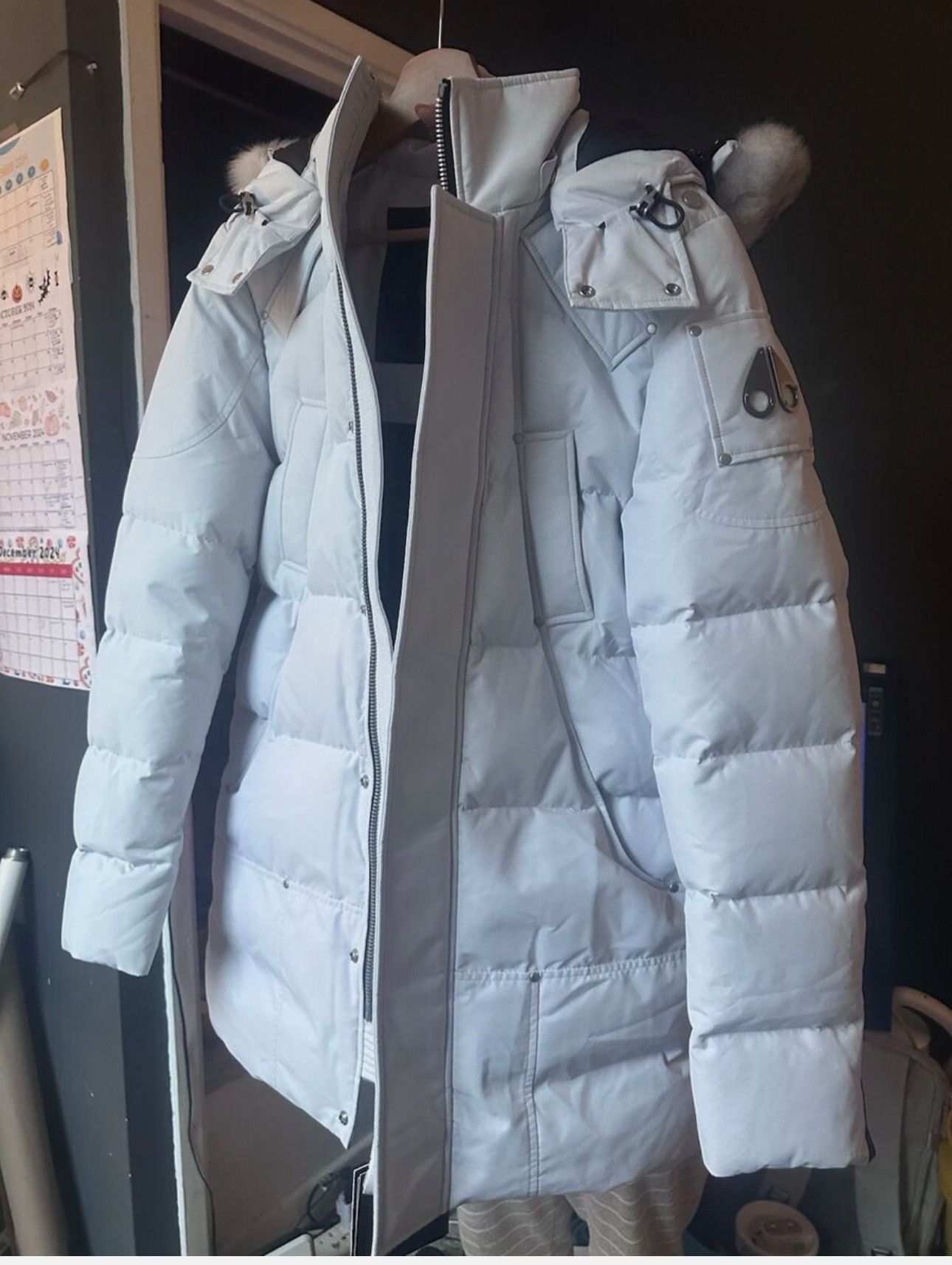 Moose Knuckles MOOSE KNUCKLES Down Quilted Coat Size S White Size US S / EU 44-46 / 1 - 7 Thumbnail