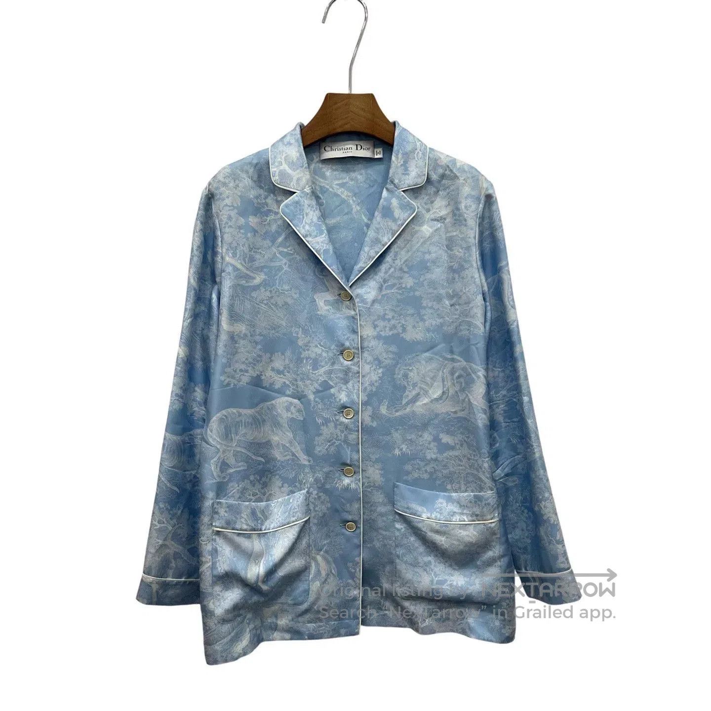Dior Dior Zoo Silk Shirt. Size US XXS / EU 40 - 1 Thumbnail